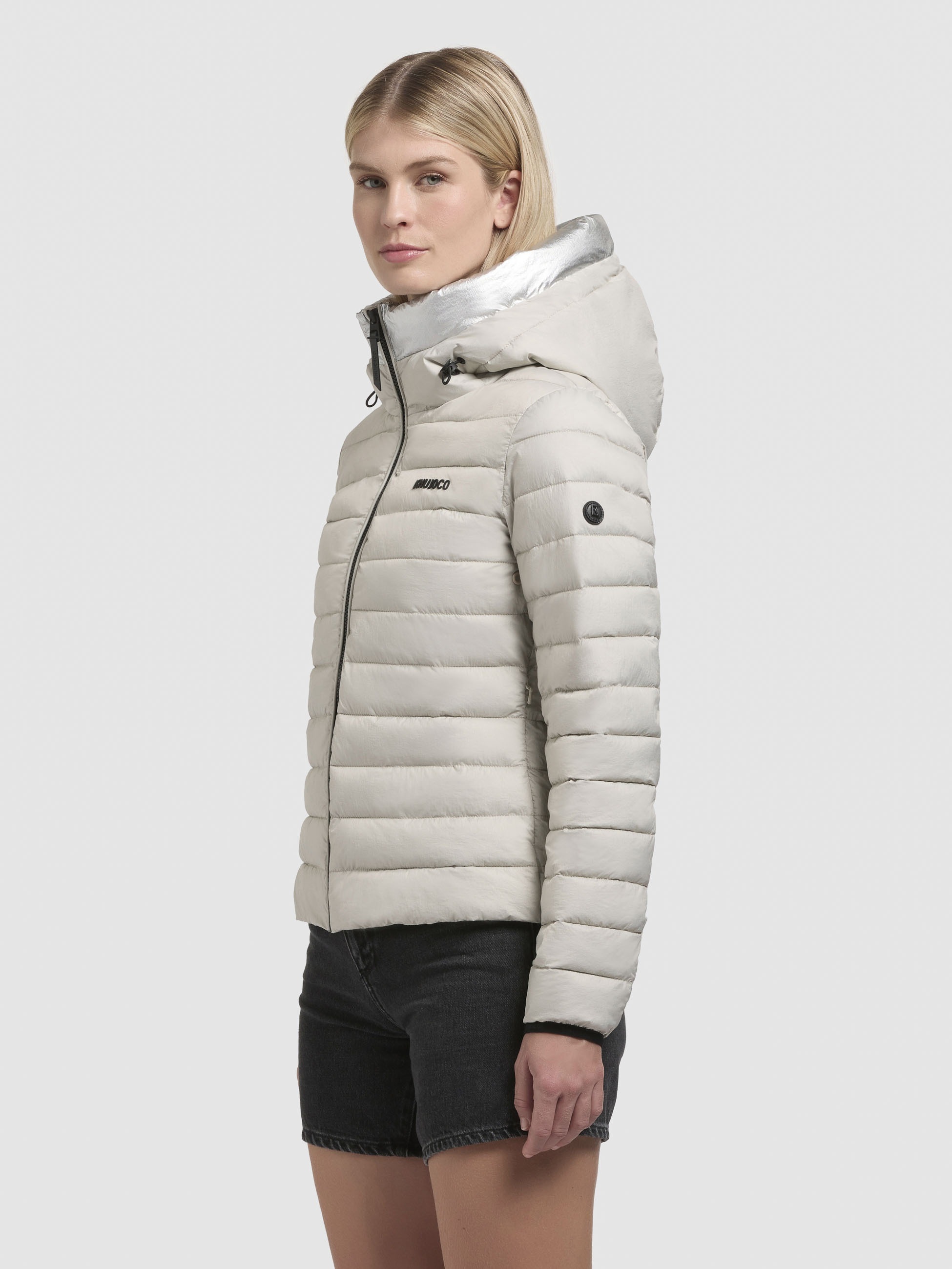 khujo Steppjacke »VRONI«, mit Kapuze