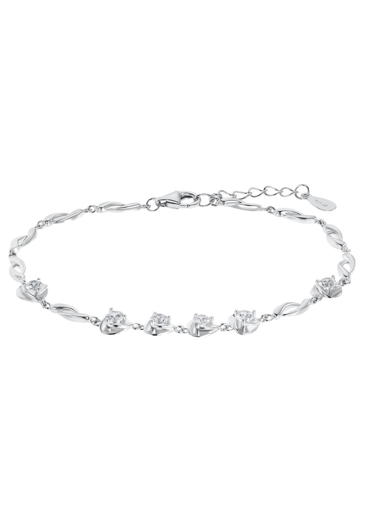 AMOR Damen Armband "Classiv Silver", Silber 925 (Sterlingsilber), silber, Silber 925 (Sterlingsilber), Armbänder, mit Zirkonia (synth.)