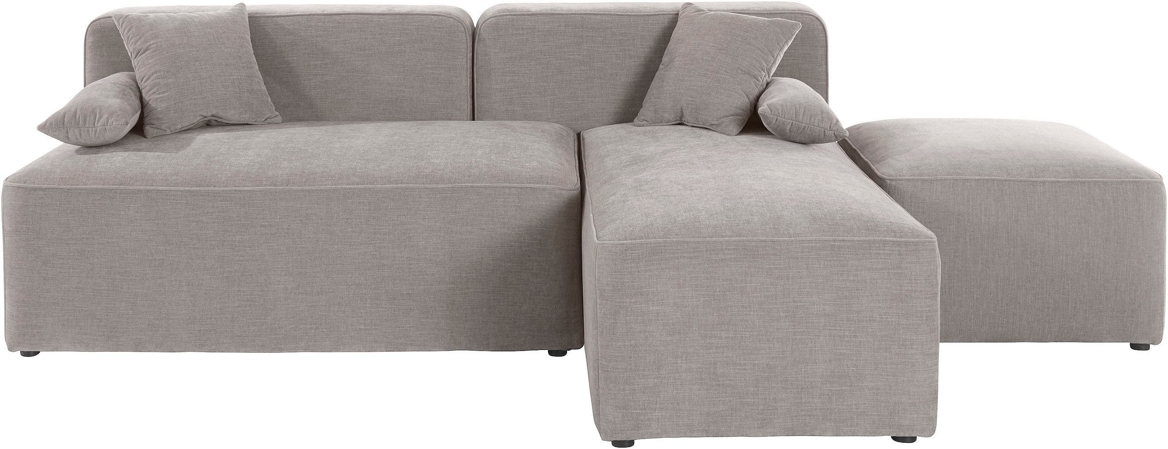 Home affaire Ecksofa "Sundstrup L-Form" Modulserie, individuelle Zusammenst günstig online kaufen