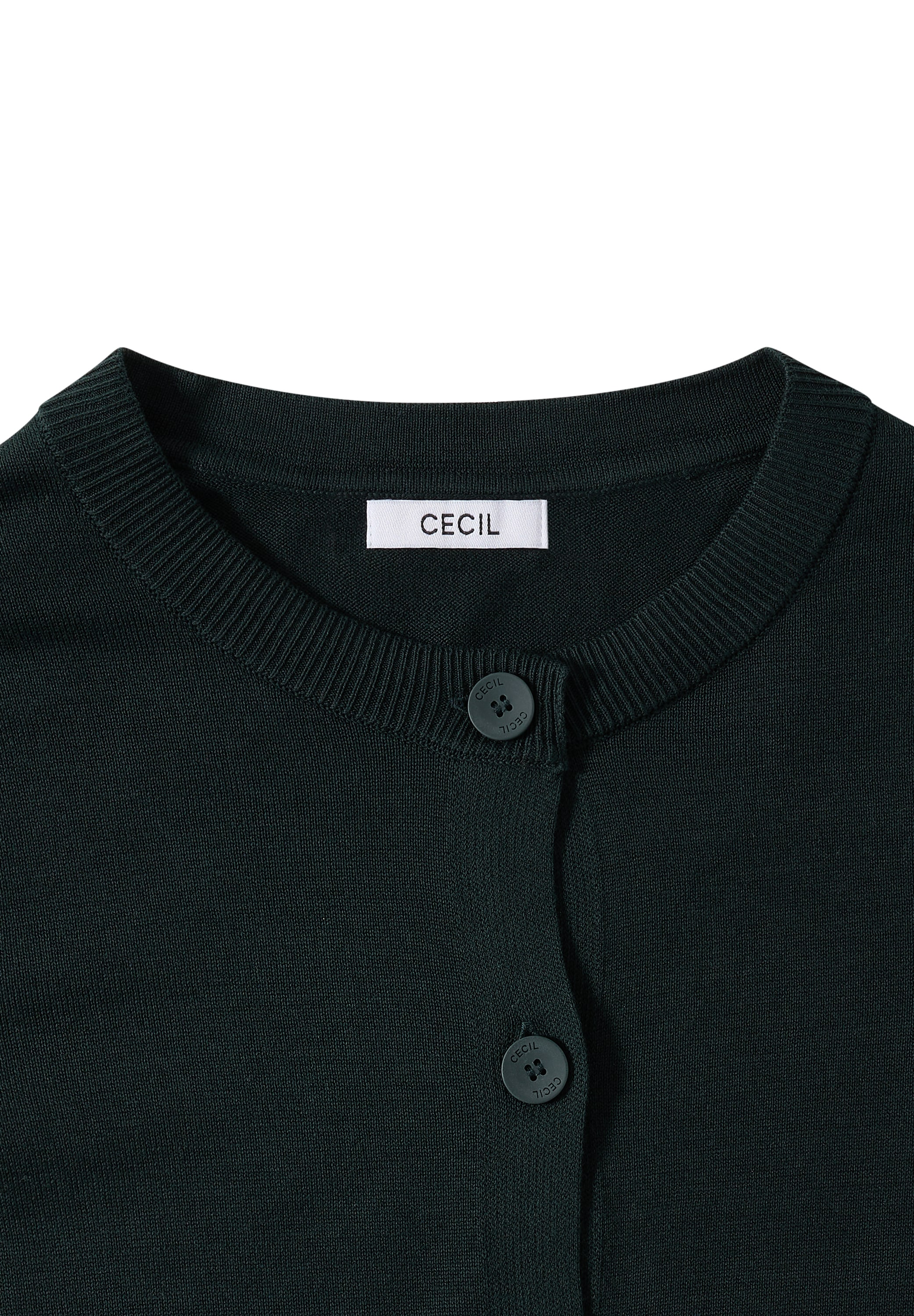 Cecil Cardigan, mit Rundhalsausschnitt