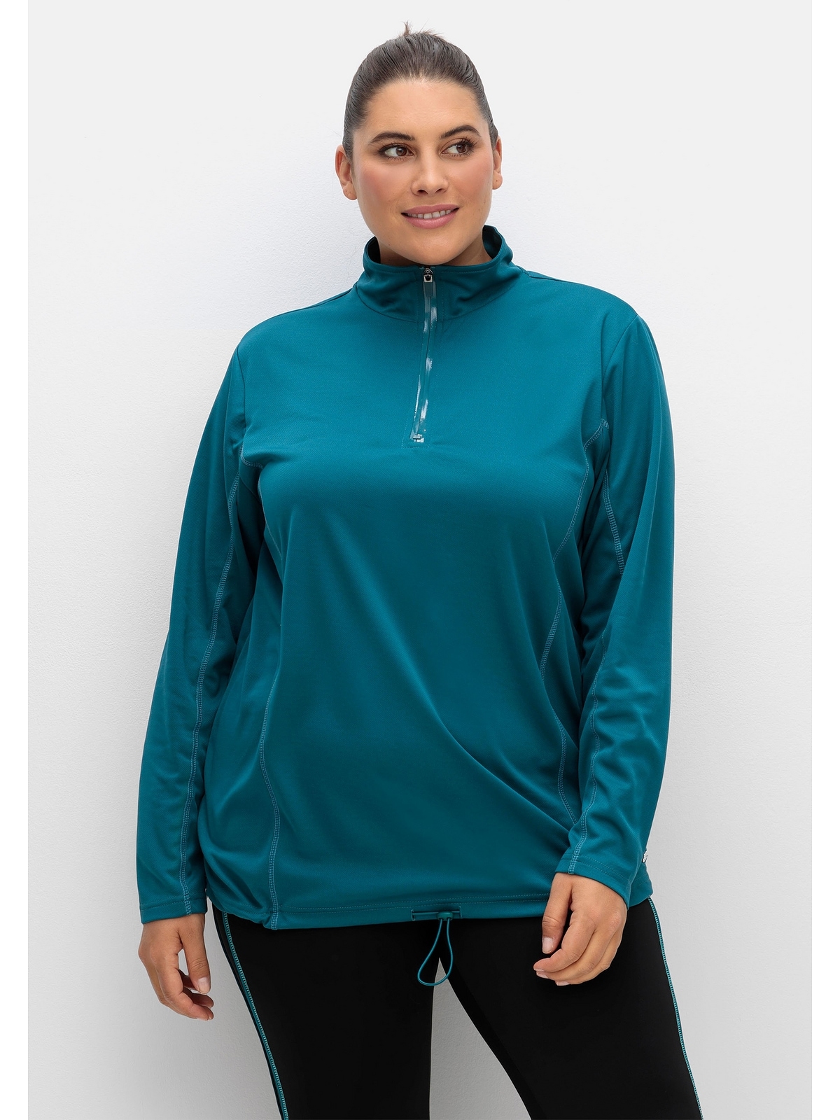 Sheego Sweatshirt »Große Größen«, atmungsaktiv und schnelltrocknend für  bestellen | BAUR