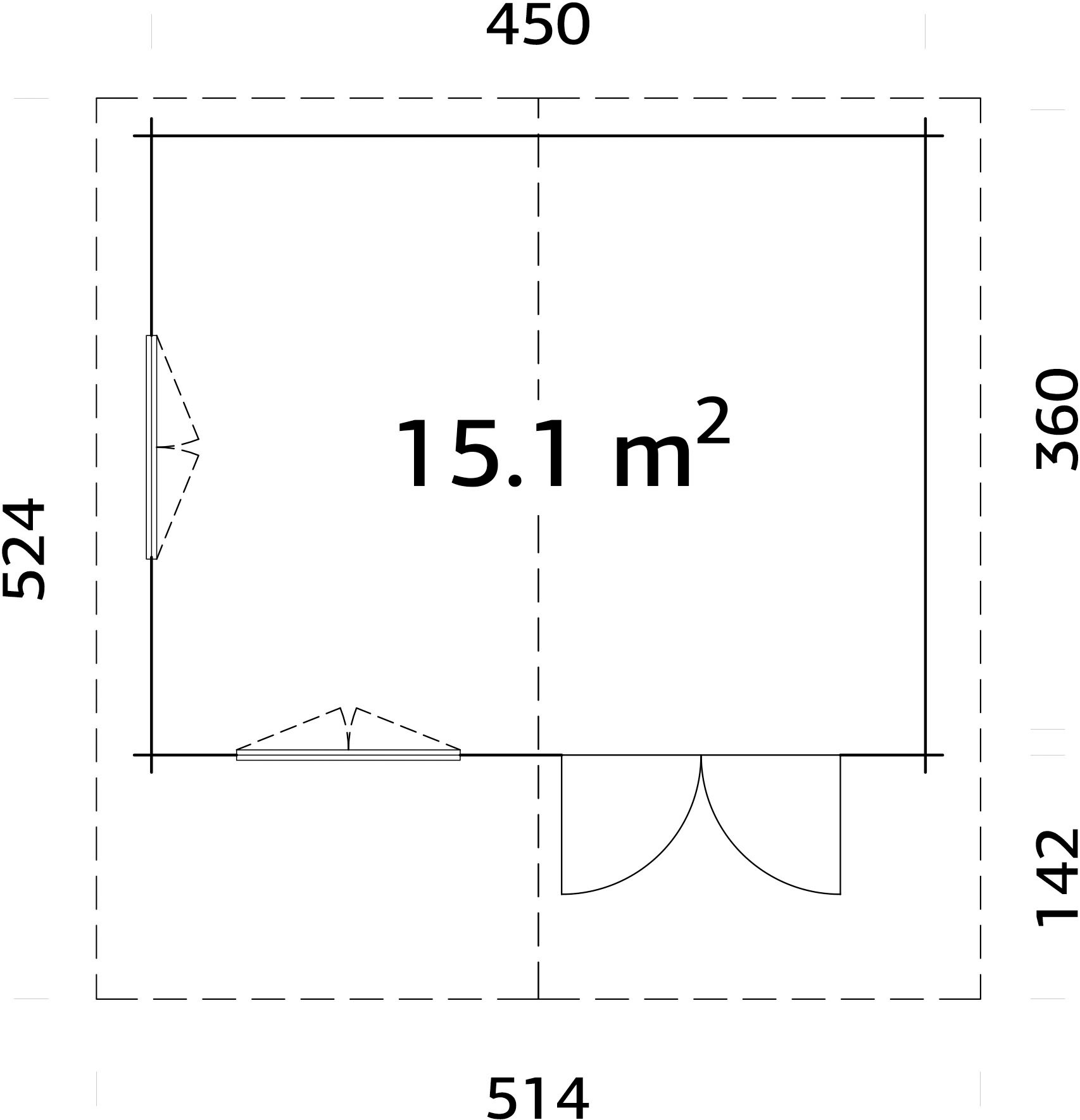 Palmako Gartenhaus »Helena« verschiedene Farben