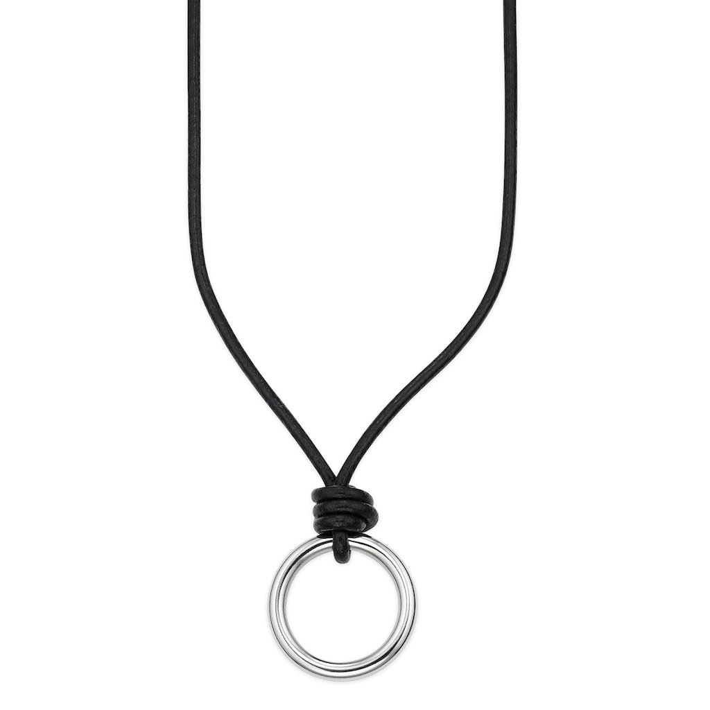 KangaROOS Charm-Kette »Schmuck Geschenk, Halskette Lederband mit Einhänger für Charms«
