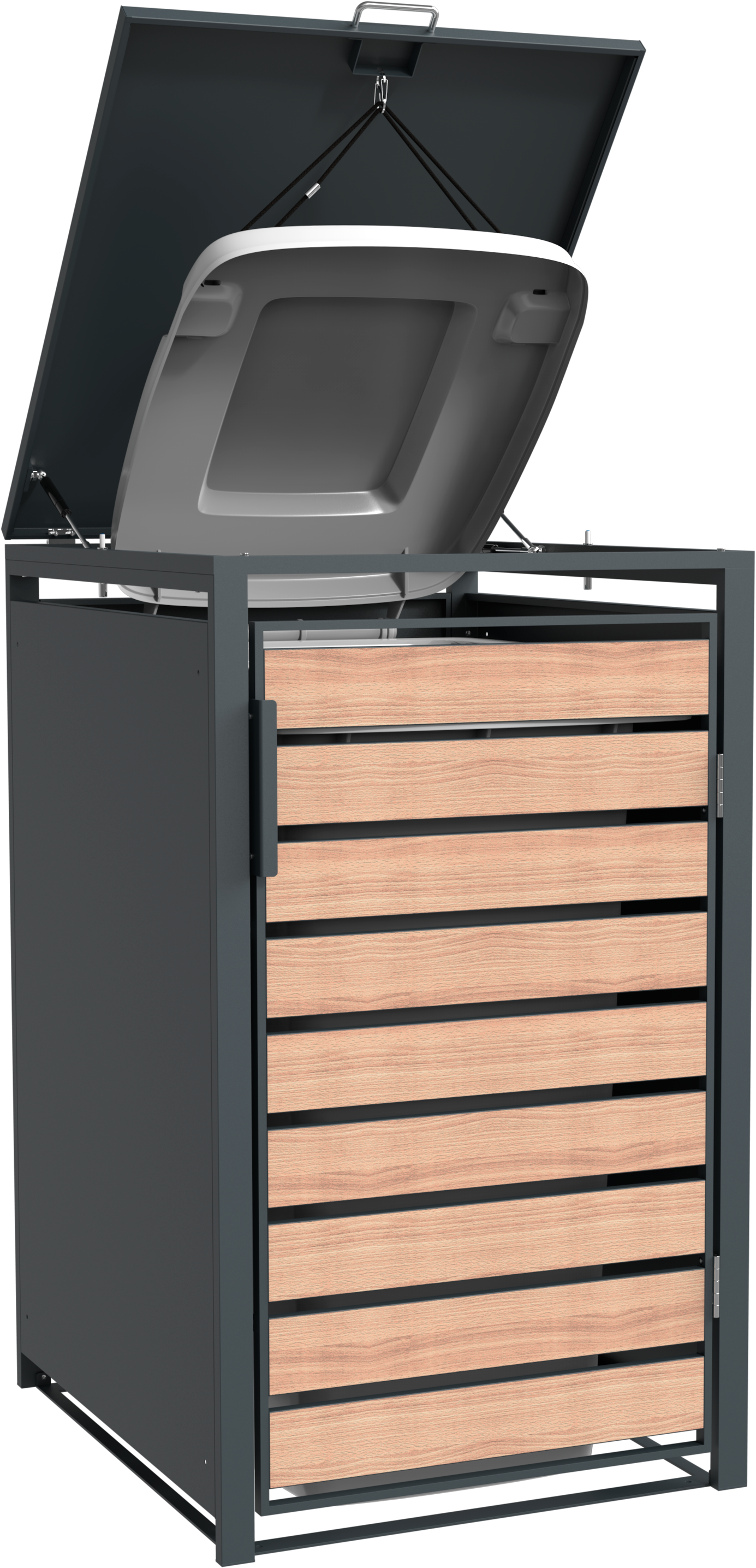 WESTMANN Mülltonnenbox »Lacina«, Platz für 1 Mülltonne 240 L, BxHxT: 68x80x116 cm