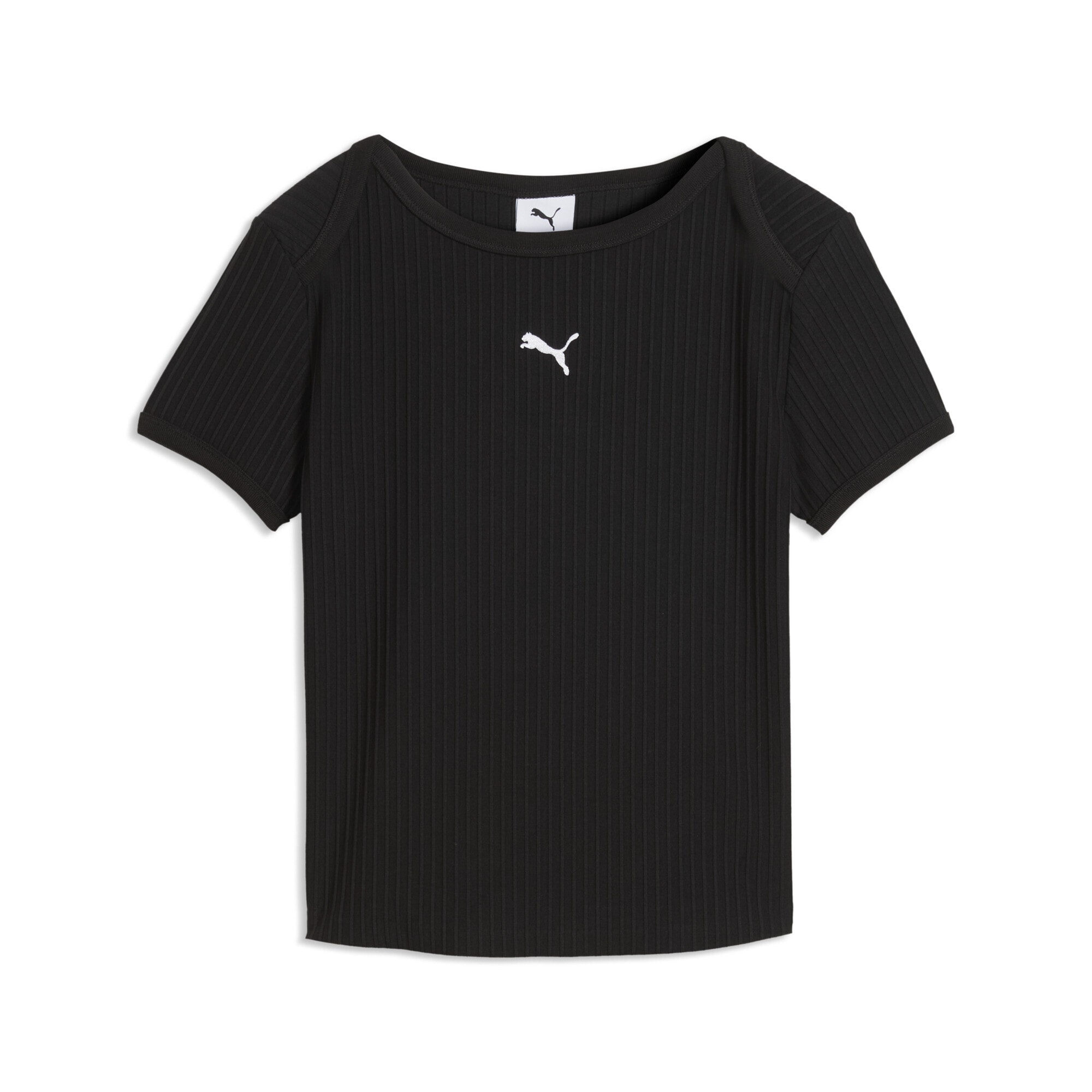 PUMA T-Shirt »Essentials Ribbed Slim T-Shirt Damen«