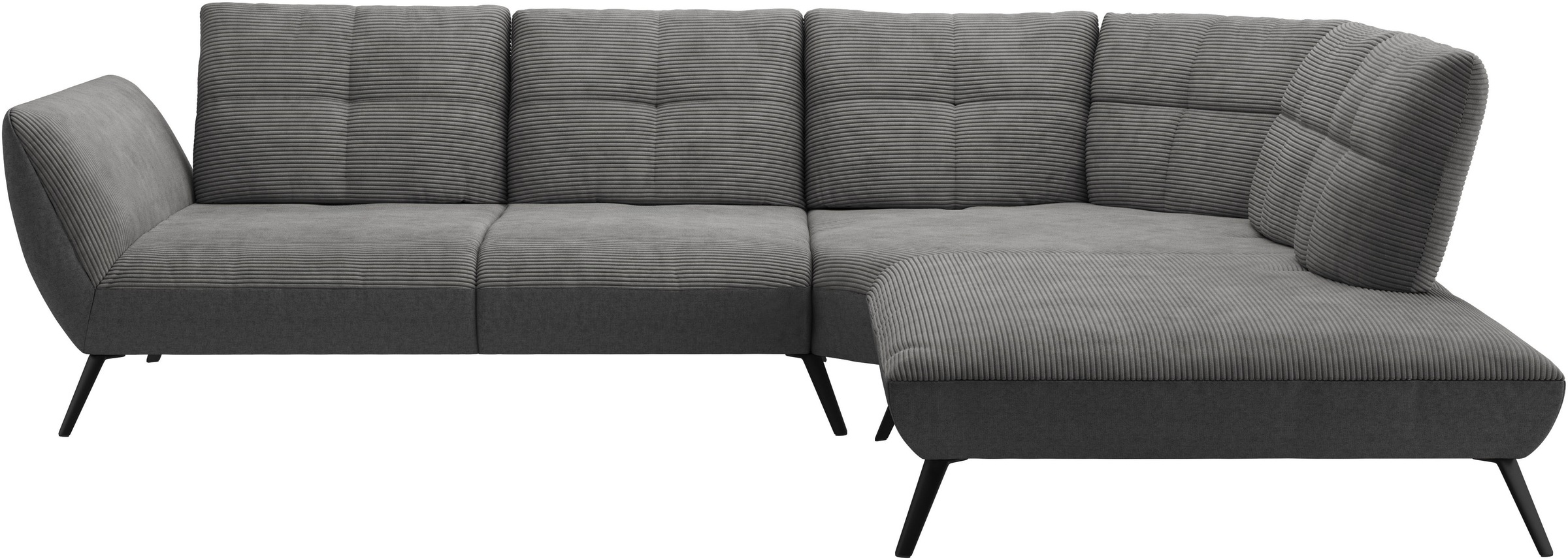 Places of Style Ecksofa »Mikado L-Form«, inkl. Sitztiefenverstellung und Armteilverstellung