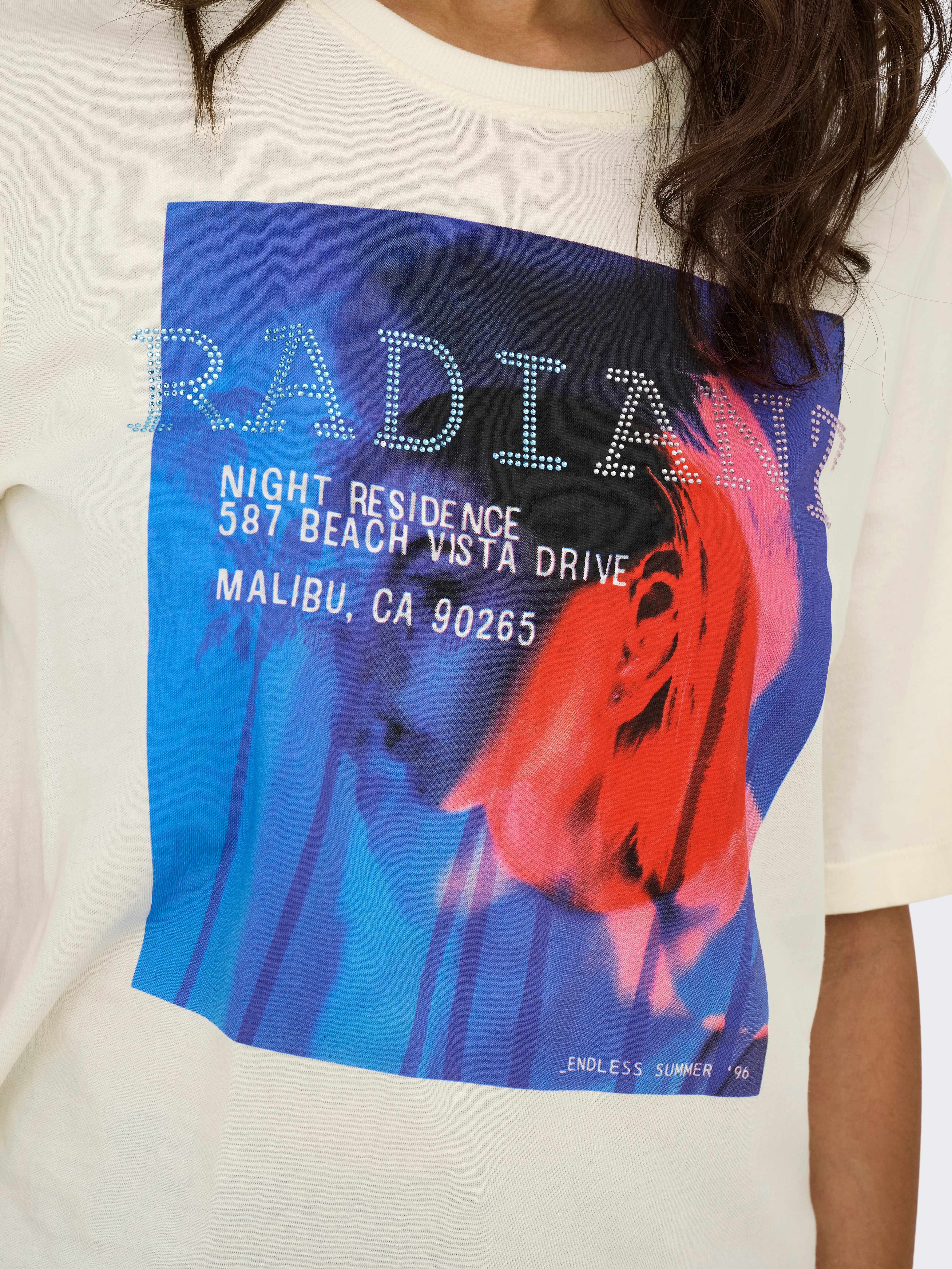 Thumbnail - ONLY Kurzarmshirt "ONLHAVANNA LIFE S/S VIBE TOP BOX JRS"