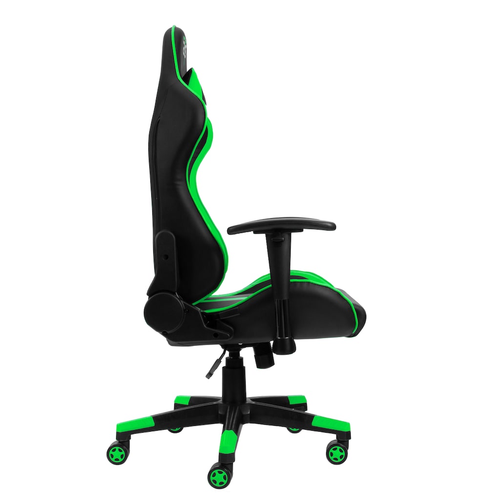Hyrican Gaming-Stuhl »"Striker Copilot" schwarz/grün, Kunstleder, ergonomischer Gamingstuhl«