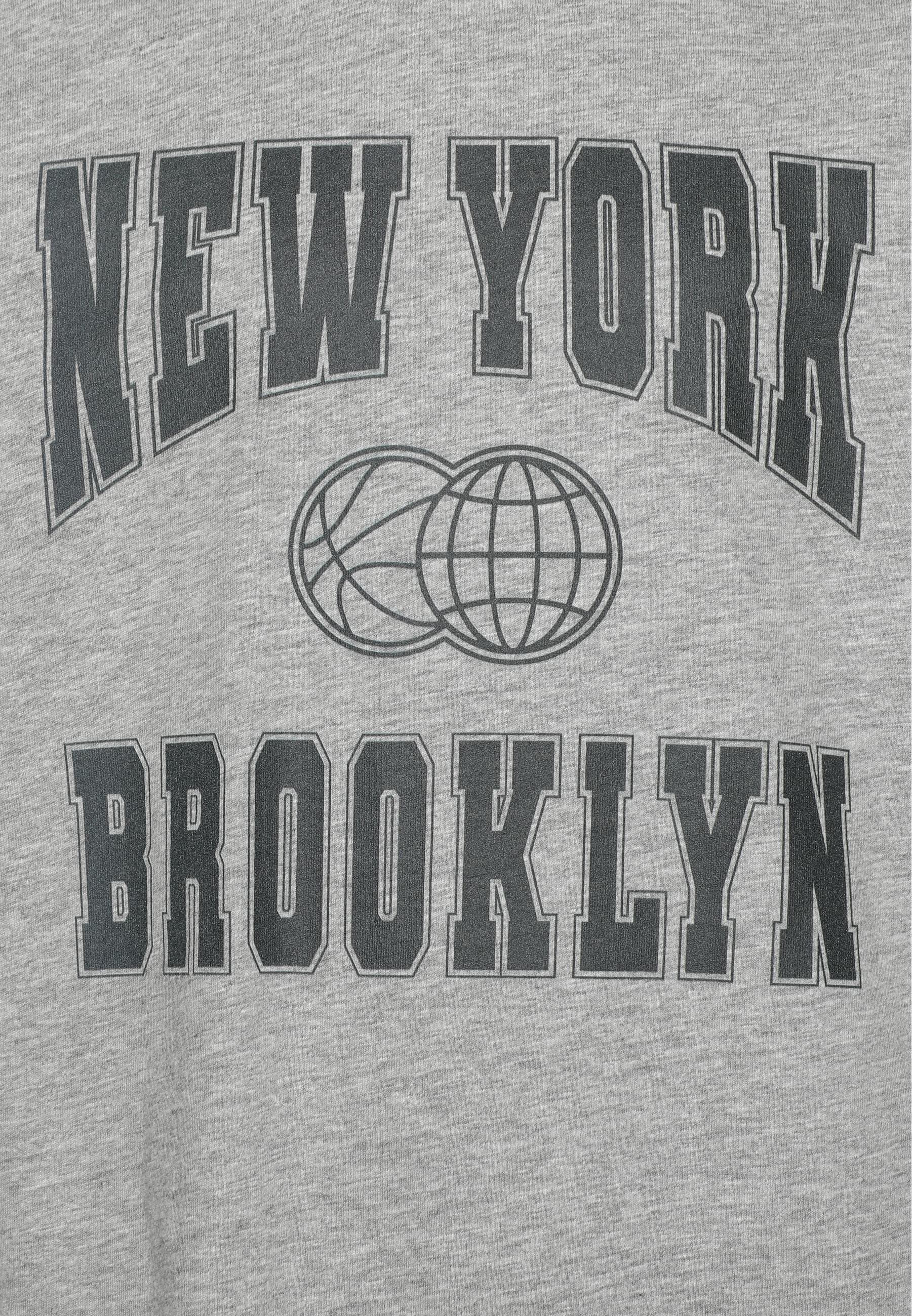 URBAN CLASSICS T-Shirt »Urban Classics T-Shirt 2 Pack - kurzarm - New York & Brookly«, (1 tlg.)