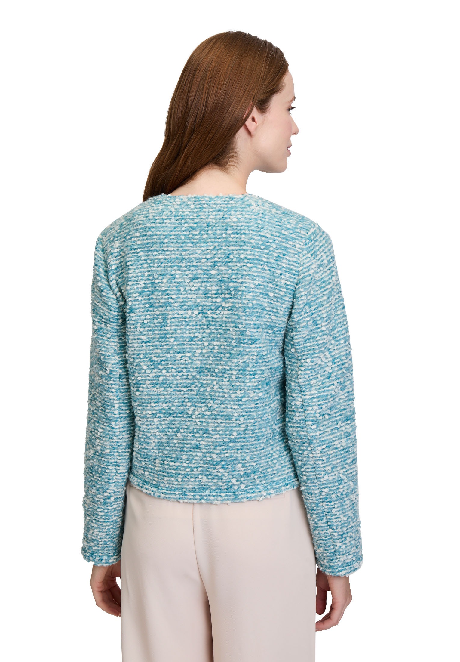 Betty&Co Jackenblazer »Betty & Co Damen Kuscheljacke mit Knöpfen«, Material
