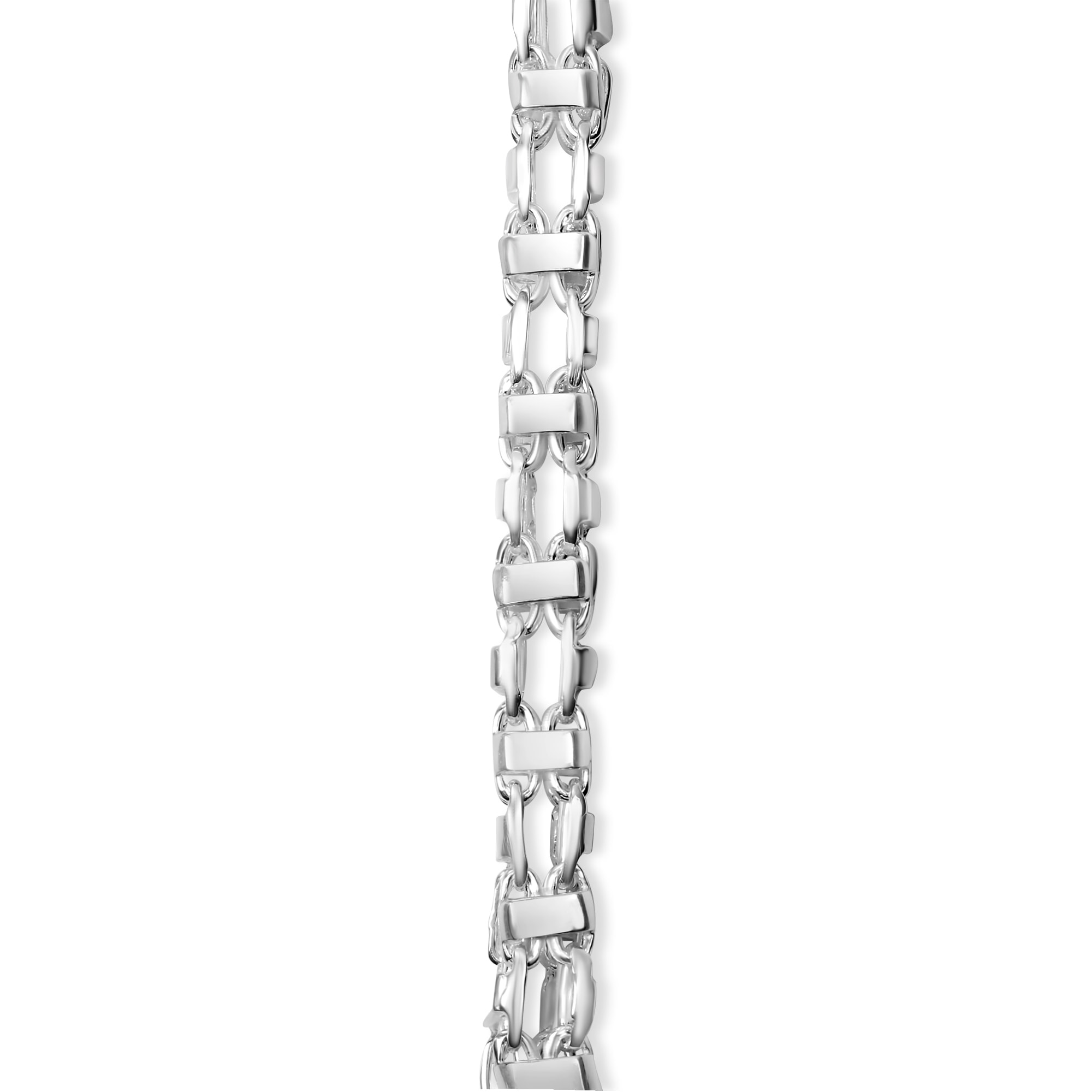 Vivance Collierkettchen »925/- Sterling Silber weiß Käfigkette 55 cm«  bestellen | BAUR | Silberarmbänder