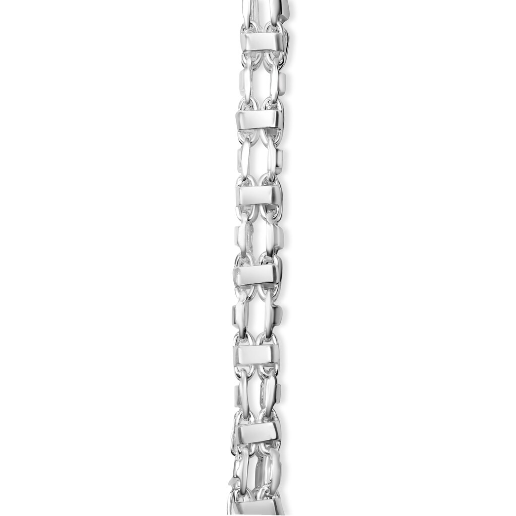 Vivance Collierkettchen »925/- Sterling Silber weiß Käfigkette 50 cm«