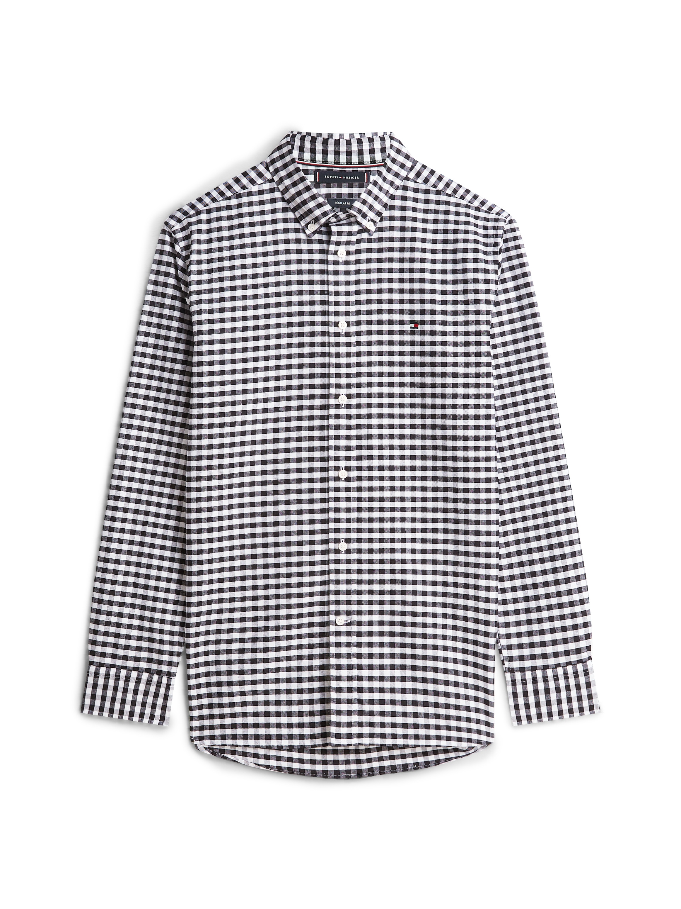 Tommy Hilfiger Heritage Oxford Gingham Langarmhemd Schwarz/Kariert XXL 3