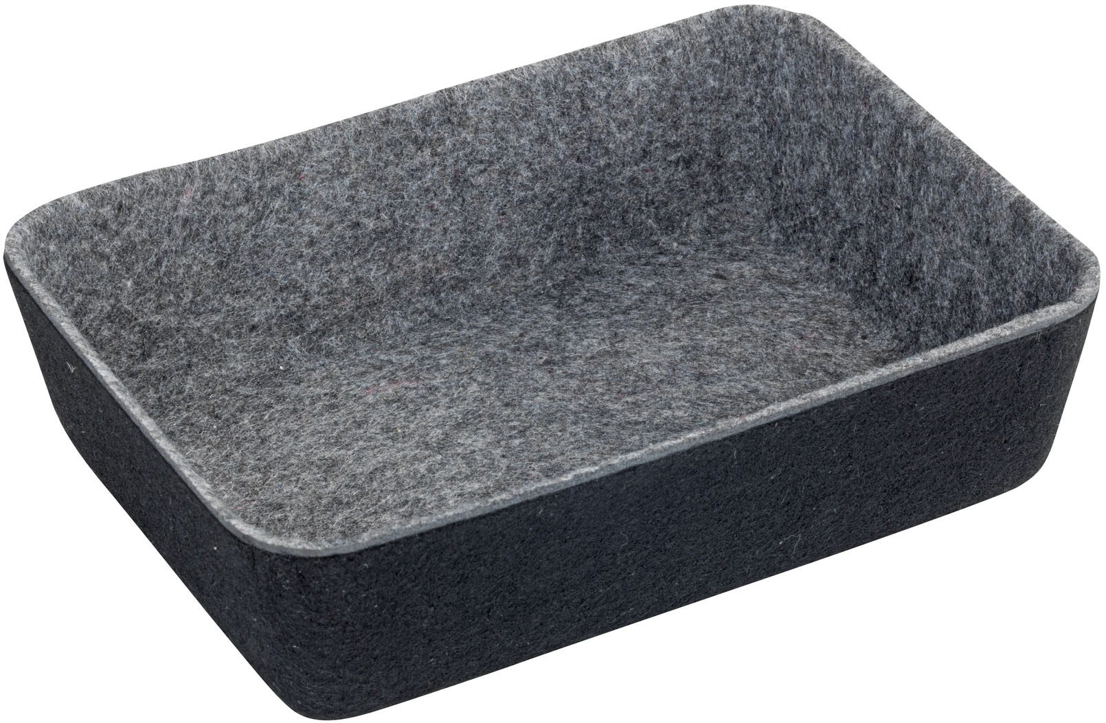 WENKO Organizer, (Set, 7 St.), Aufbewahrungsboxen für Schubladen, 3 Größen, recycelter Polyesterfilz