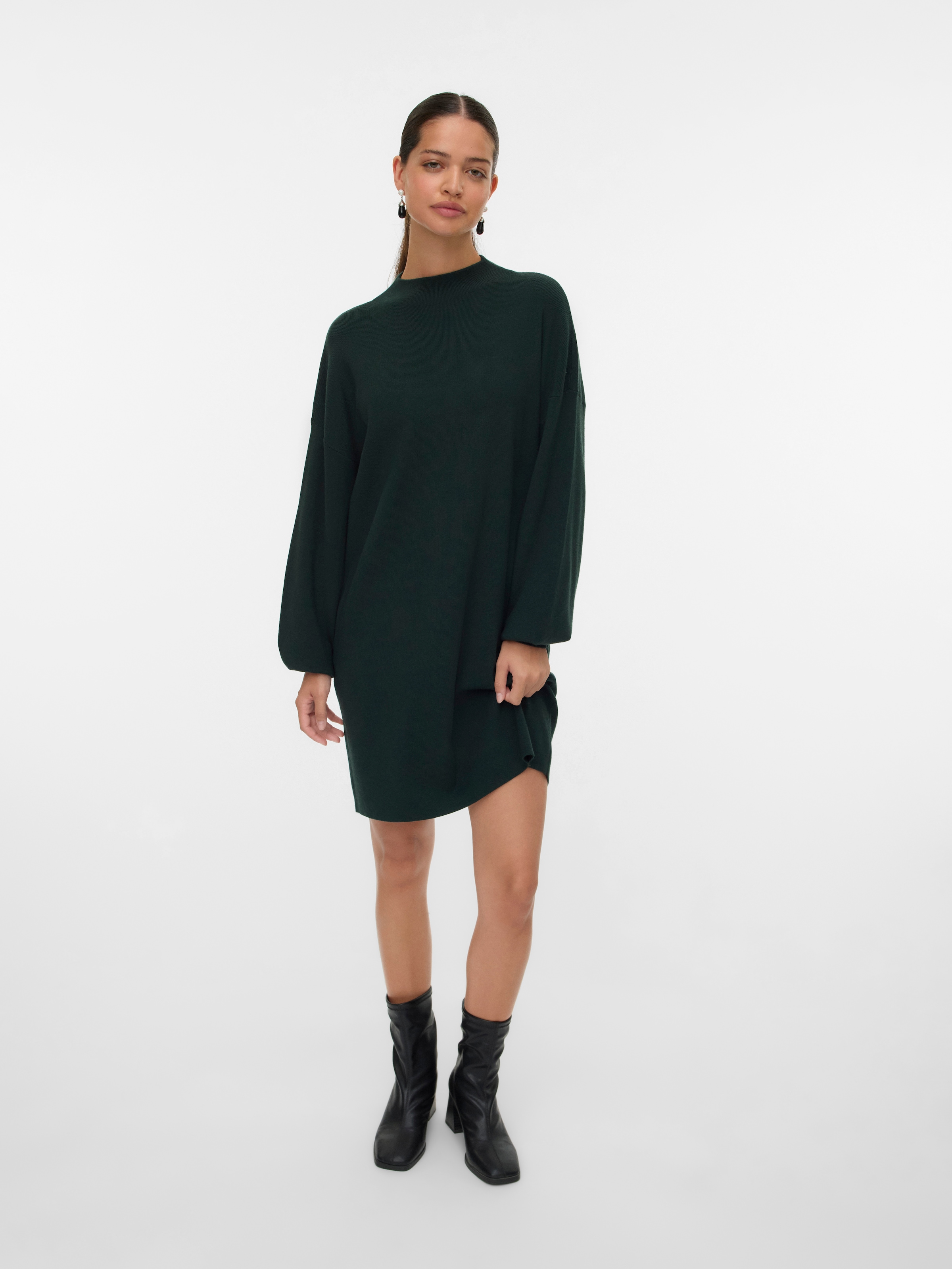 Vero Moda Strickkleid »VMNANCY LS FUNNELNECK DRESS GA NOOS«
