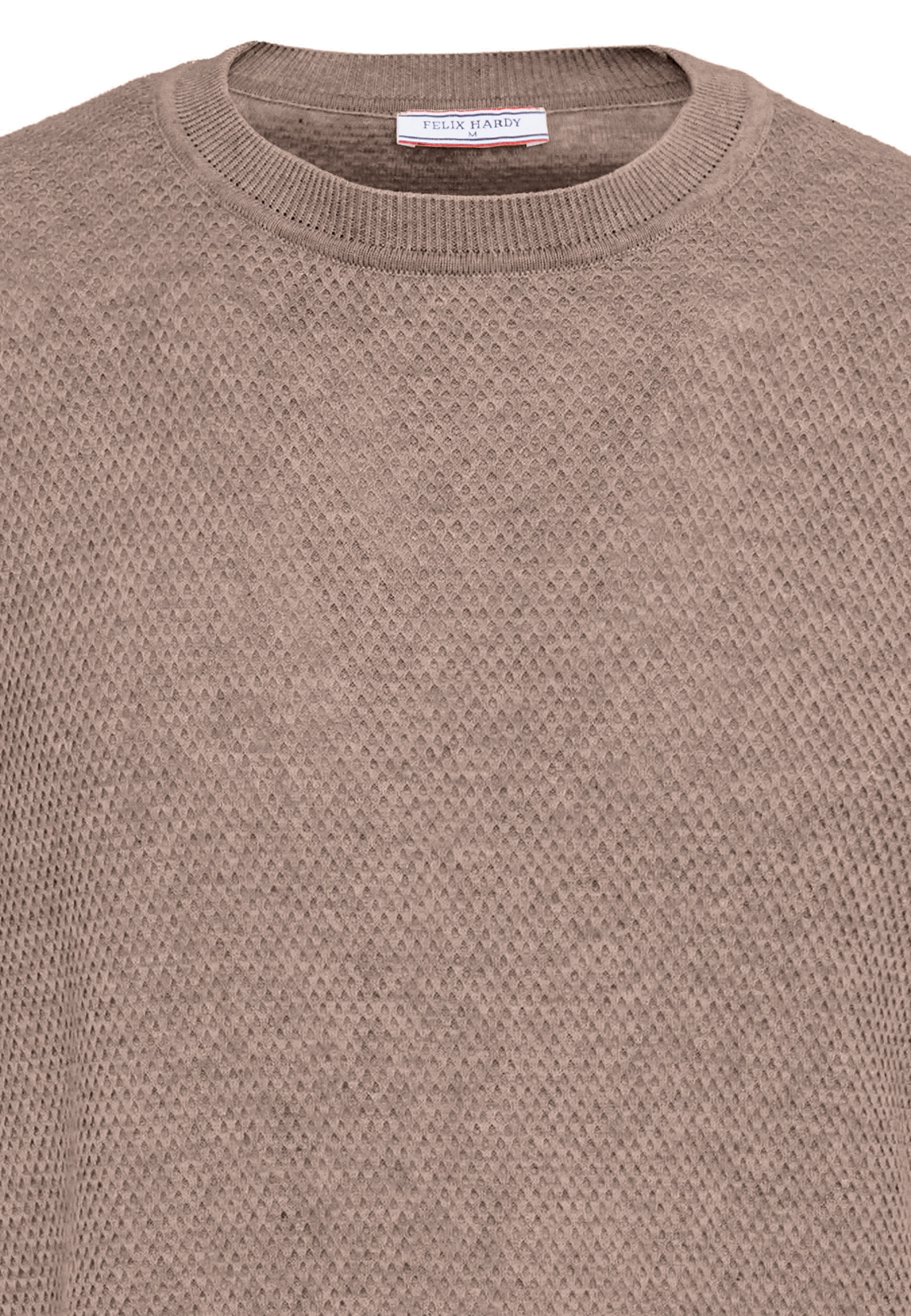 Felix Hardy T-Shirt »Basic-Strick-T-Shirt mit Rundhalsausschnitt und Knöpfen«