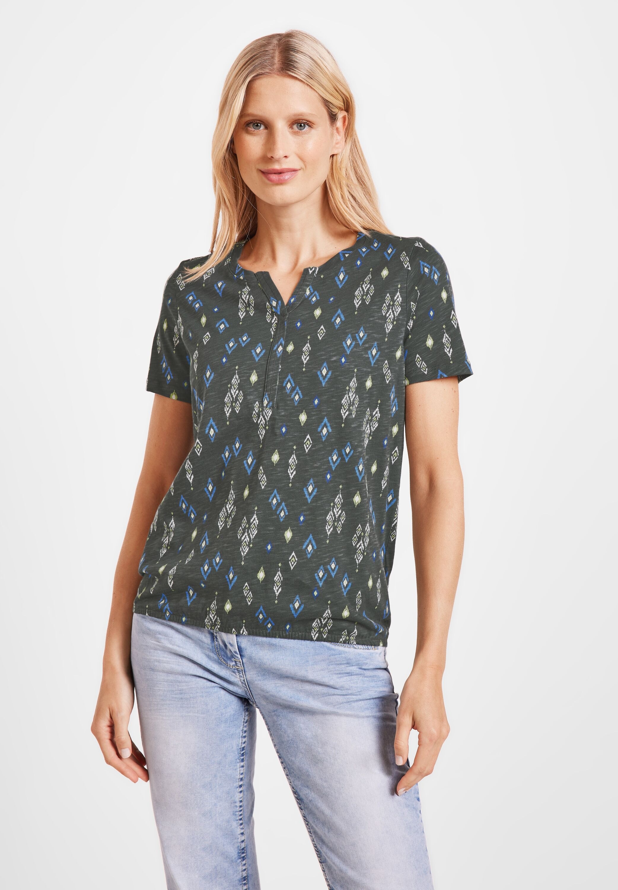 Cecil T-Shirt, aus reiner Baumwolle online | BAUR bestellen