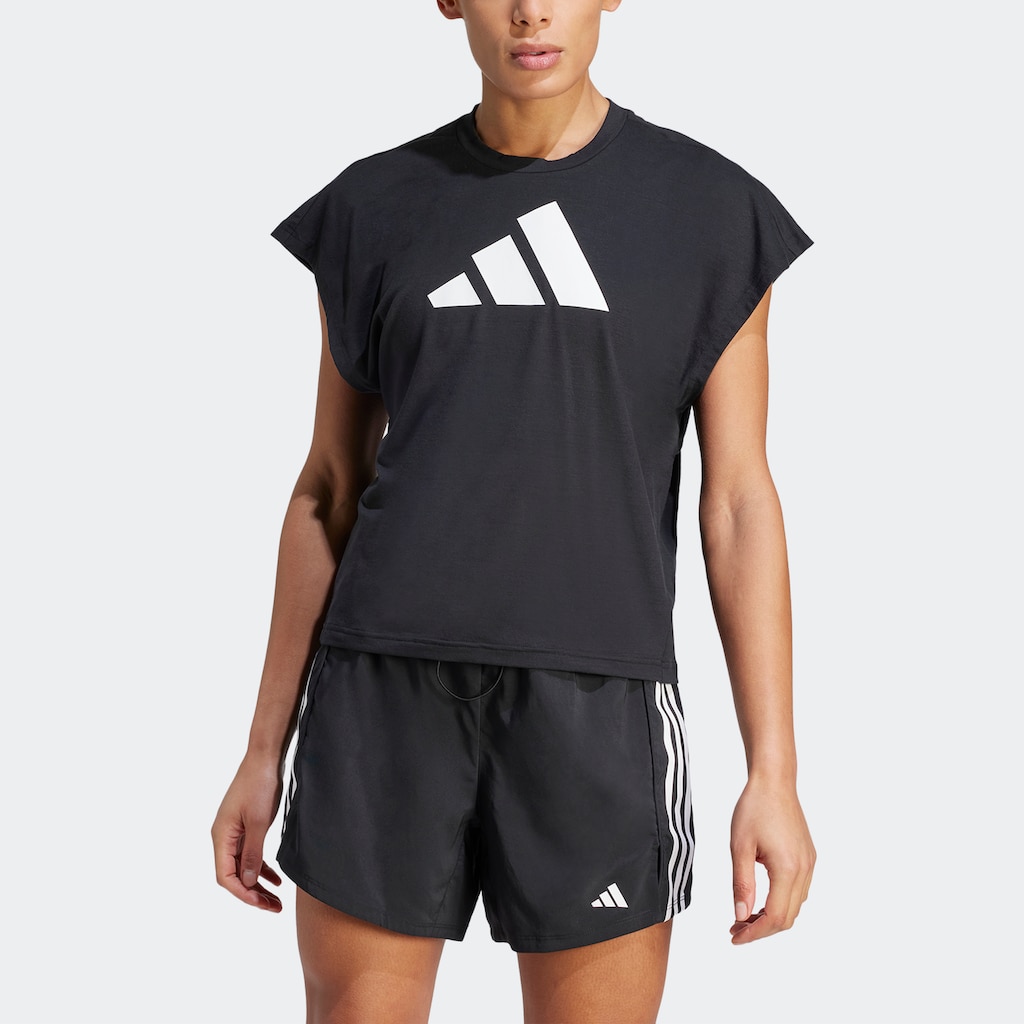 adidas Performance T-Shirt »TRAIN ICONS TRAINING REGULAR FIT LOGO«