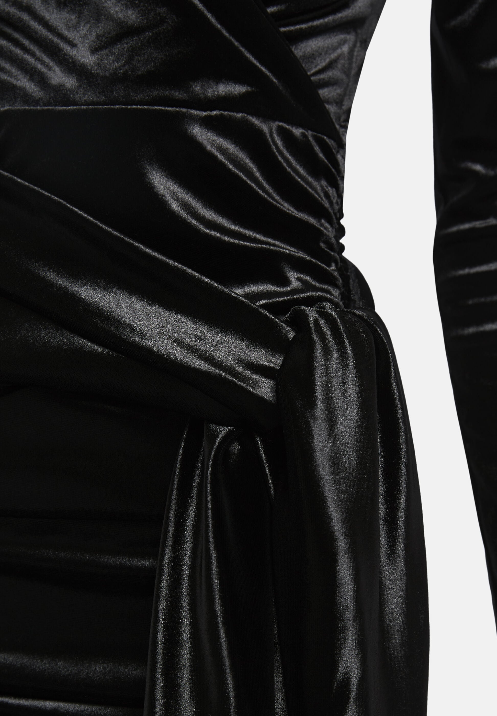 Nicowa Abendkleid »NOSIMA« aus Samt mit Taillenschleppe