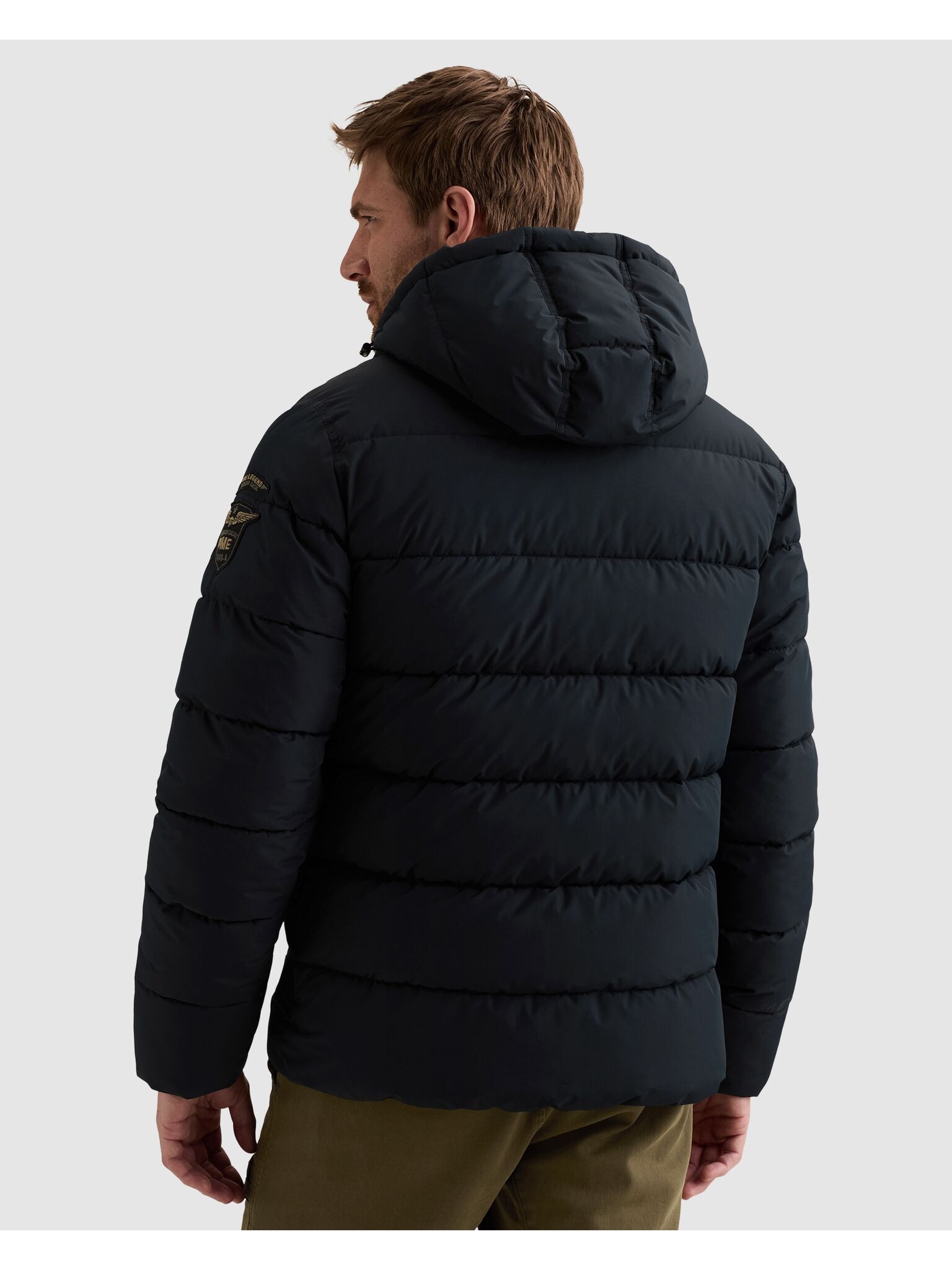 PME LEGEND Steppjacke mit Kapuze Ärmelabschluss mit Windstopperbündchen