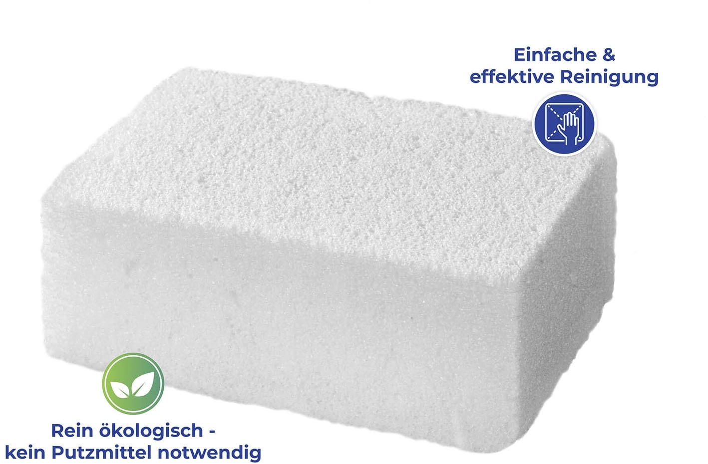 Maximex Putzstein »Anti-Krusten-Stein«, (Set, 6 St.), Krustenentferner für Grillrost, Eisenpfanne und Backofen, Glasstruktur