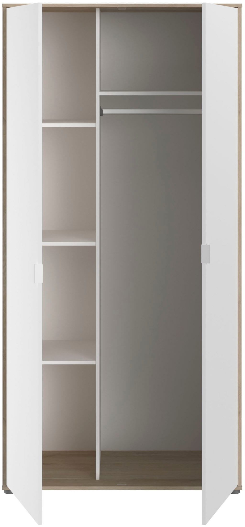 Parisot Jugendzimmer-Set »Aalborg 2«, (Set, 4 tlg.), ausziehbares Regal am Bett, viel Stauraum, tolle Optik