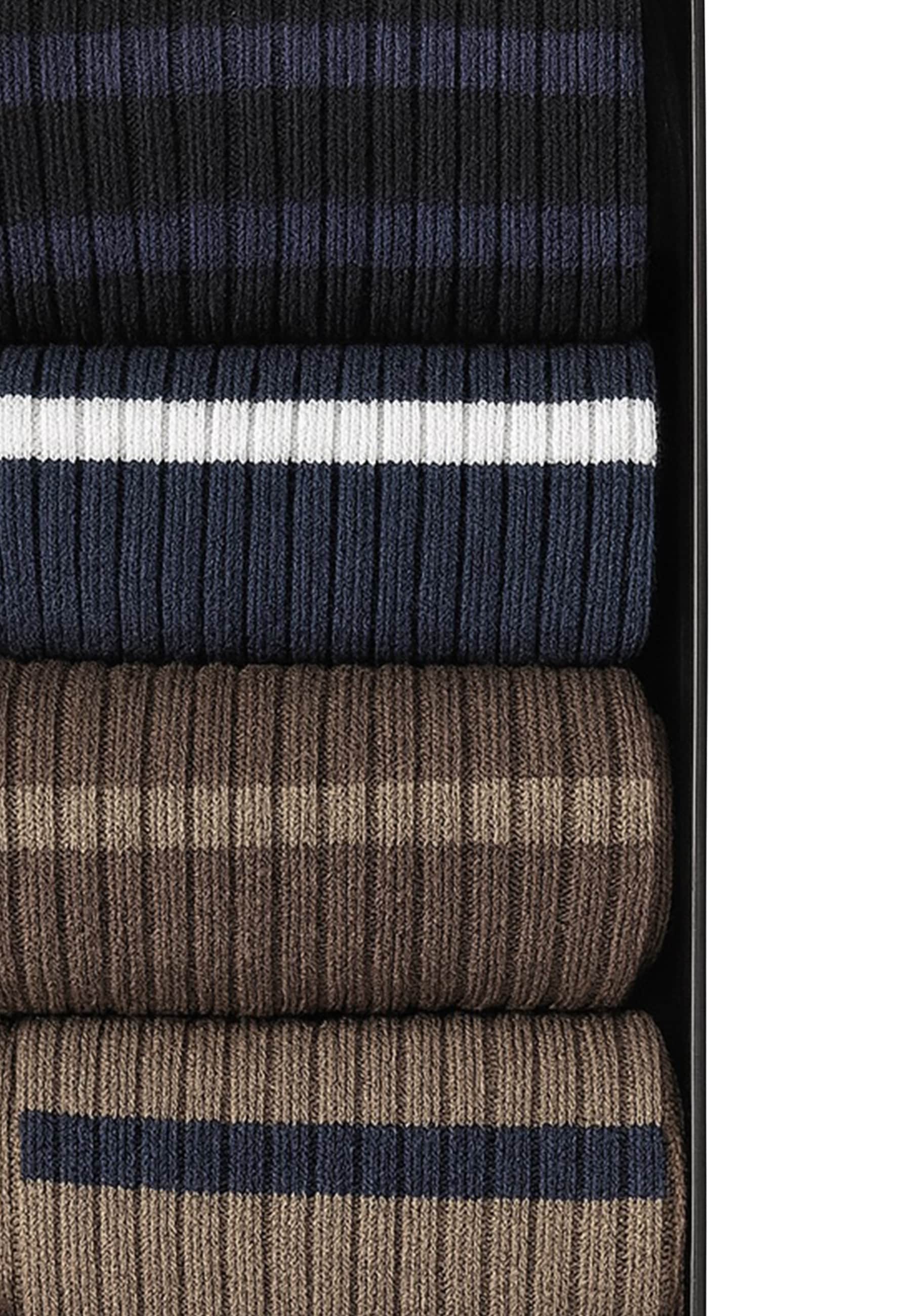Clean Cut Copenhagen Basicsocken »Clean Cut Copenhagen Gerry multi striped socks - box«