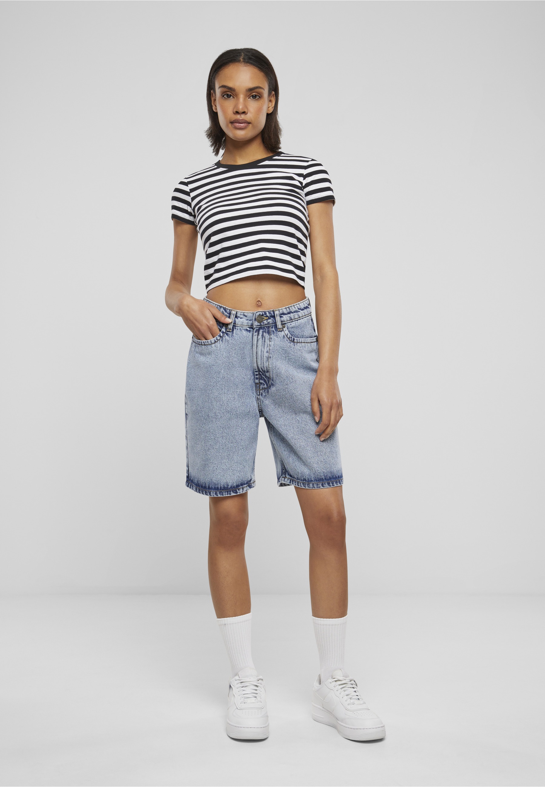 URBAN CLASSICS Shorts »Urban Classics Damen Ladies 90‘s Bermuda«