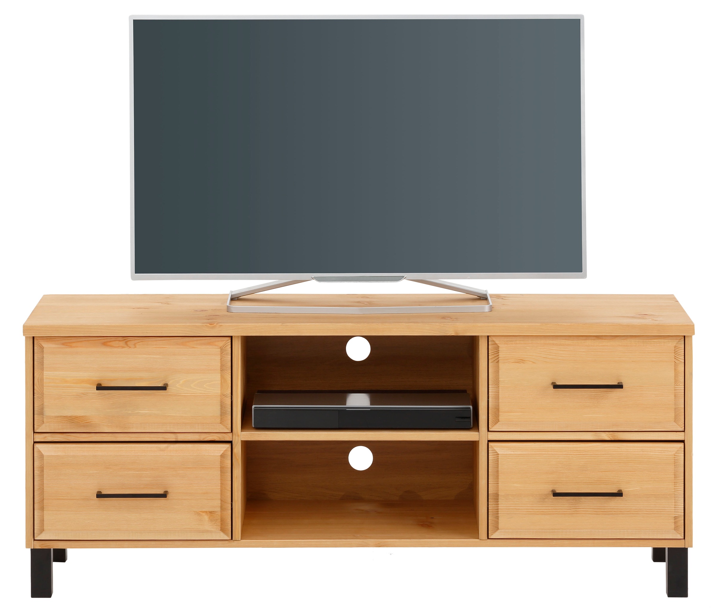 Home affaire TV-Board »Kemi«, Breite 130 cm, aus massiver Kiefer, FSC®