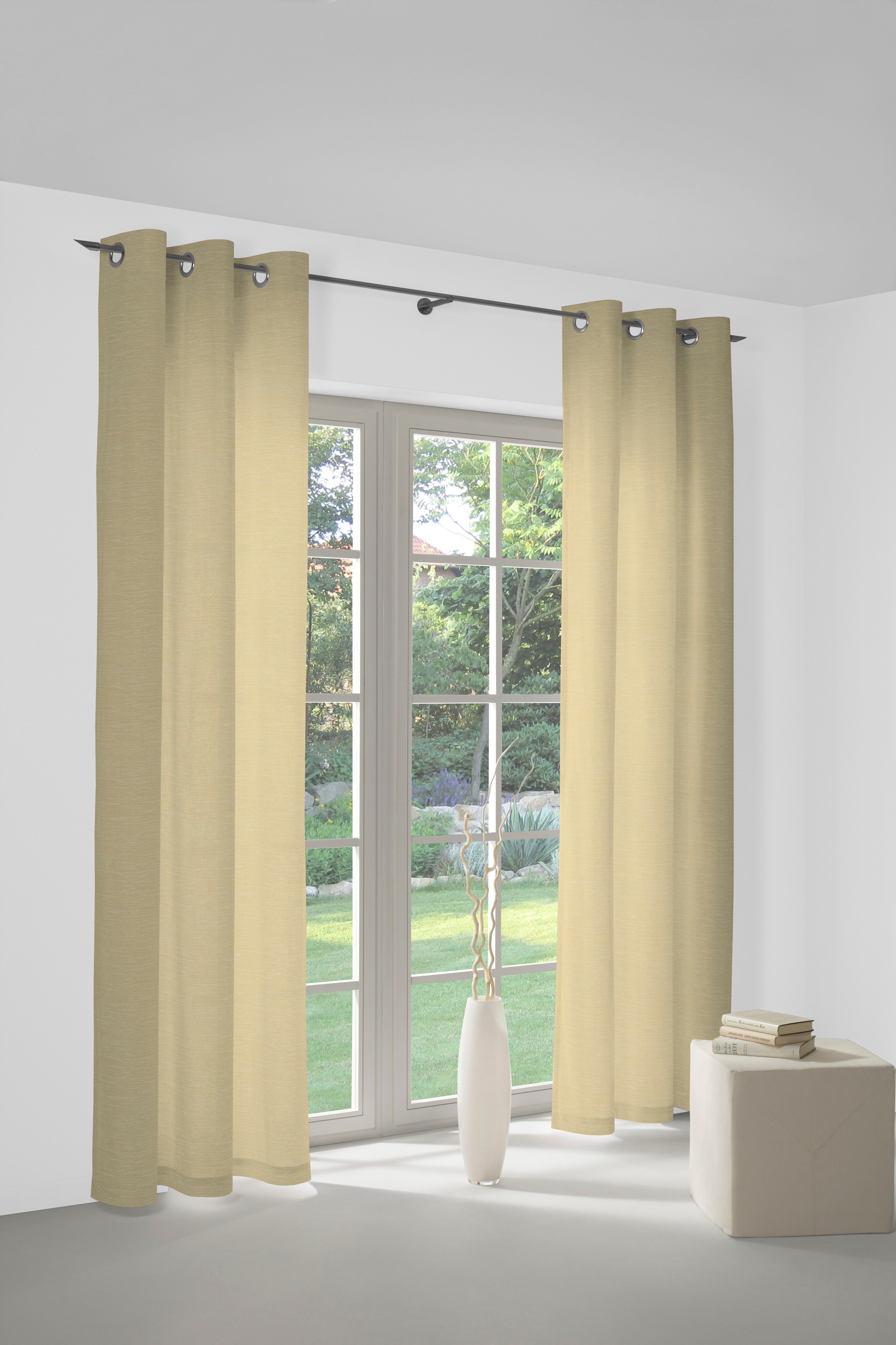 Wirth Vorhang "Trondheim 328 g/m²" Ösen 1 Stk. tlg. nach Maß günstig online kaufen