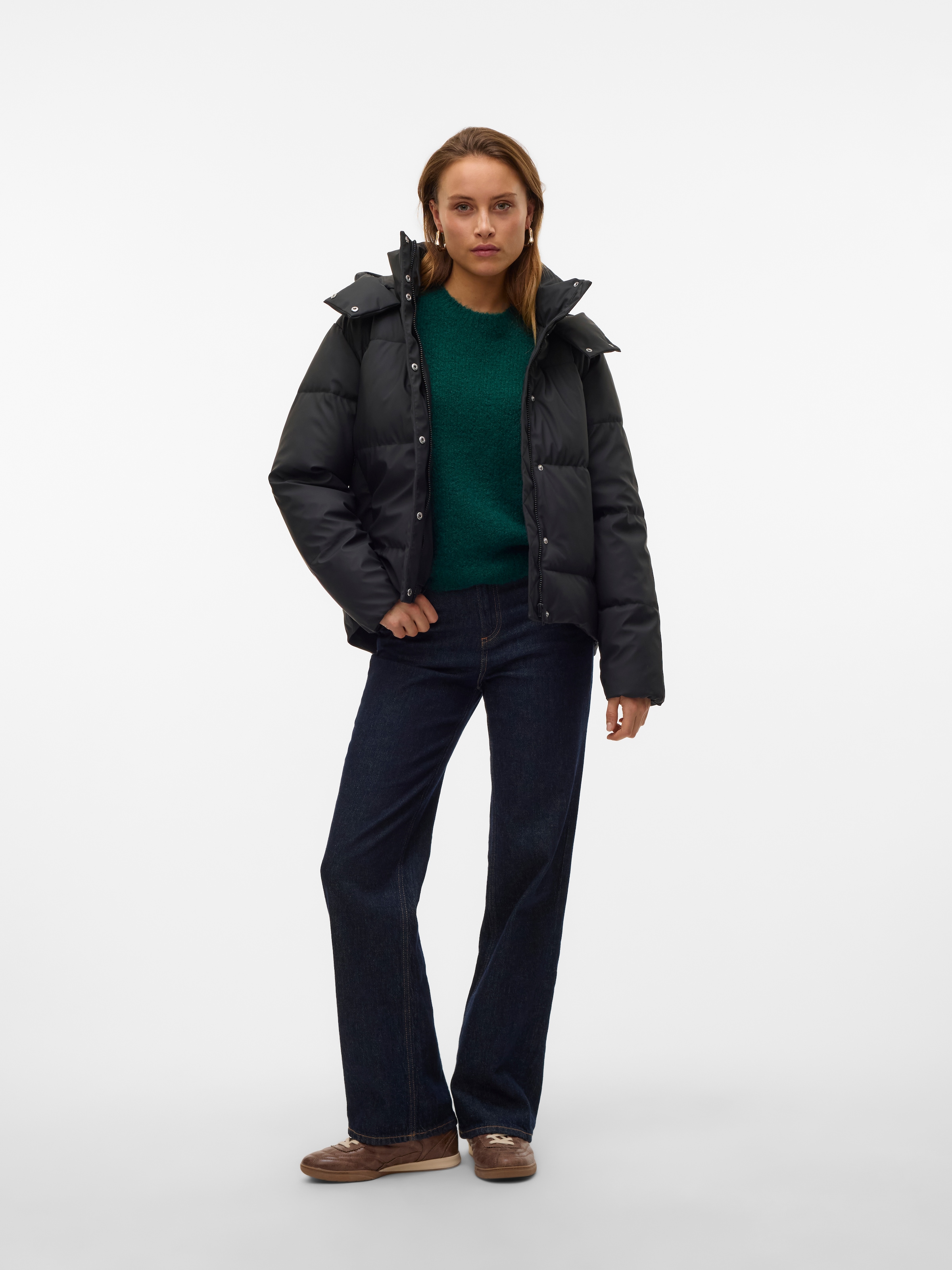 Vero Moda Steppjacke »VMGRETAKYLIE SHORT COATED JACKET NOOS«, mit Kapuze