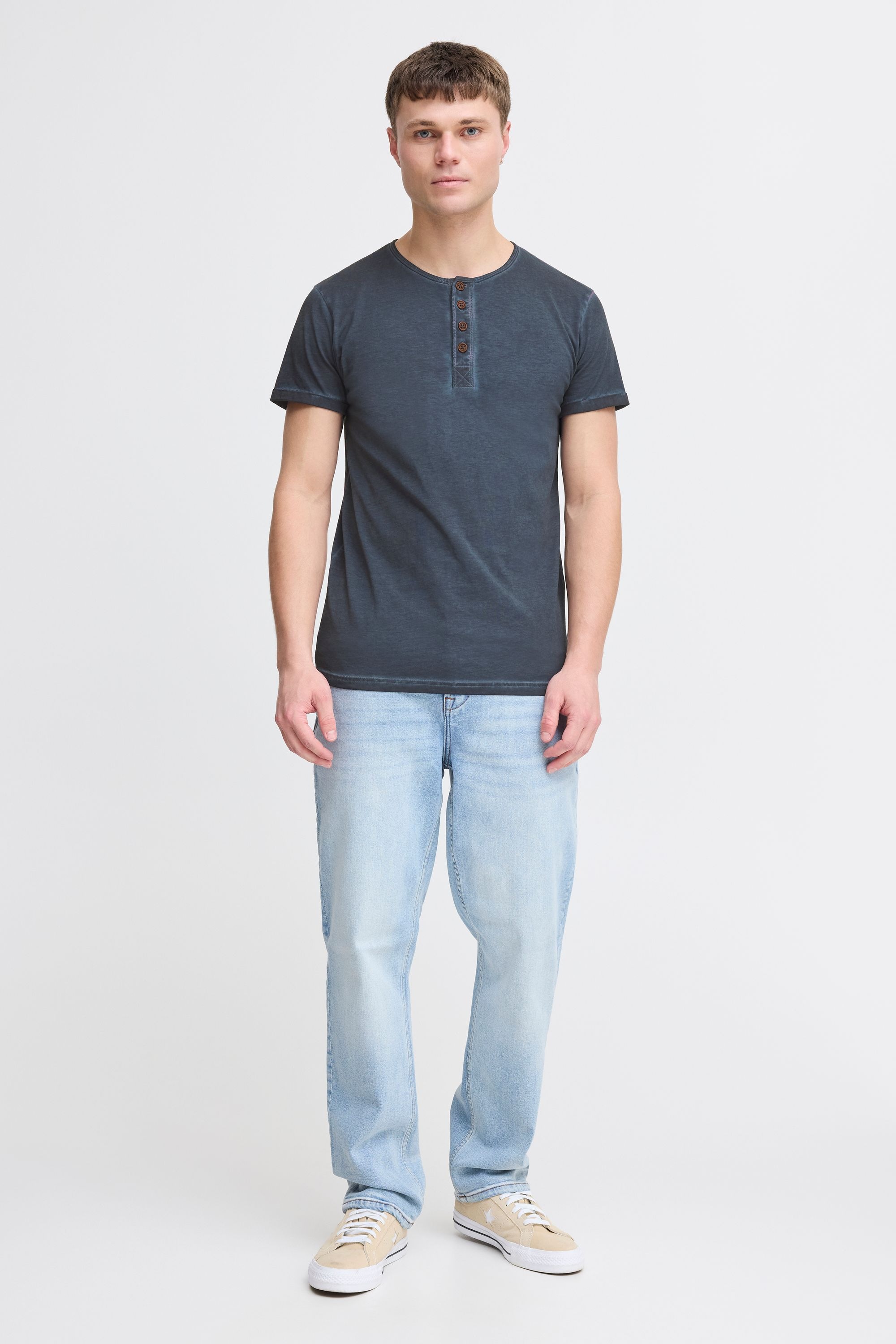 Solid Rundhalsshirt "Rundhalsshirt SDTihn" günstig online kaufen