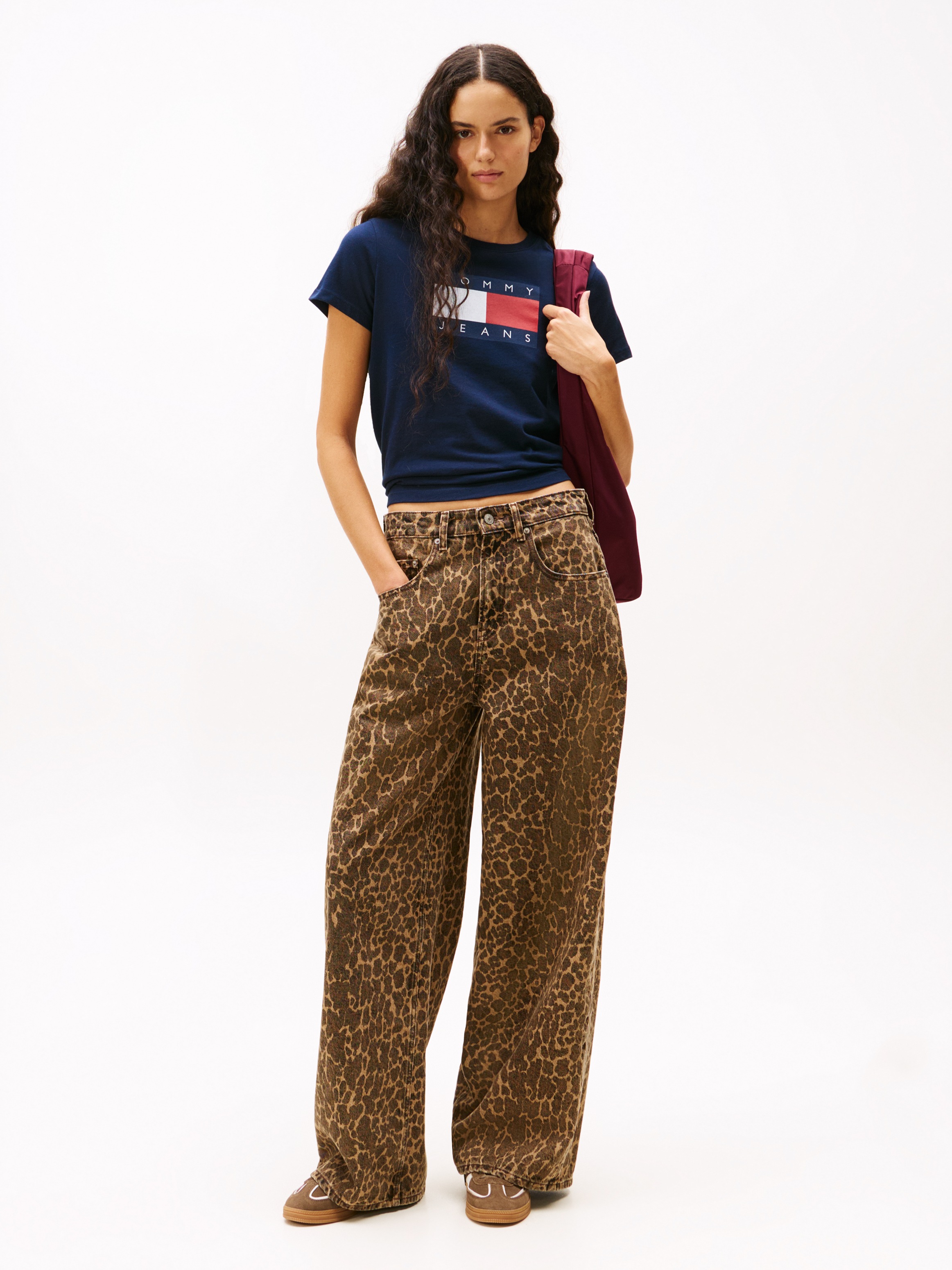 Thumbnail - Tommy Jeans Kurzarmshirt "TJW REG TJ FLAG SS TEE"