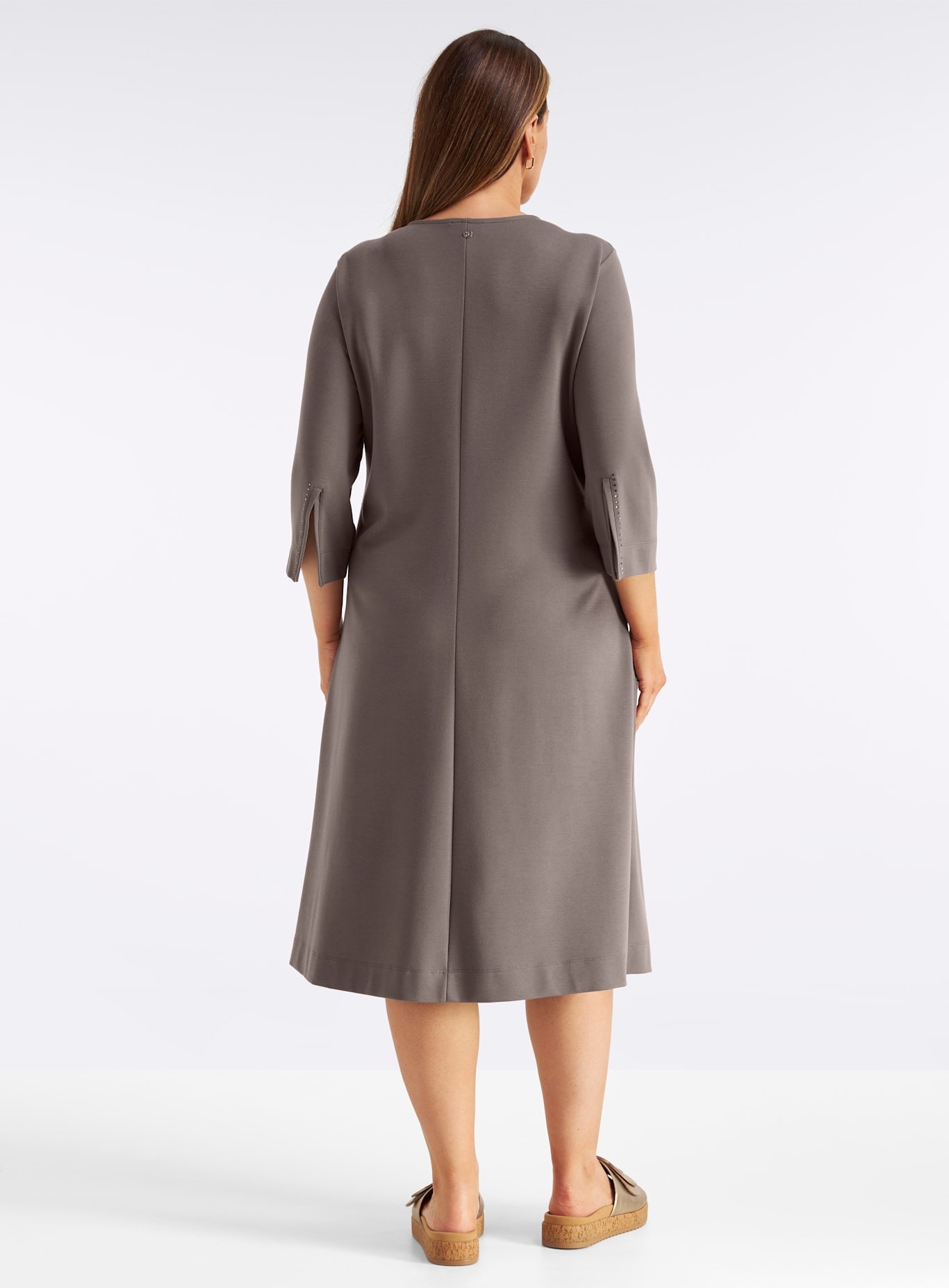 Sheego Jerseykleid »Kleid« Nahttasche