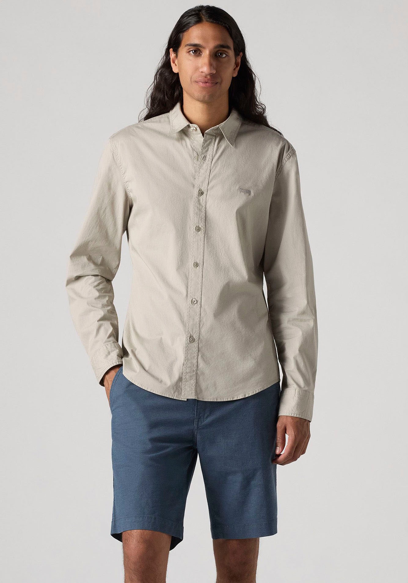 Levis "BATTERY HM SHIRT SLIM" mit Logobadge günstig online kaufen