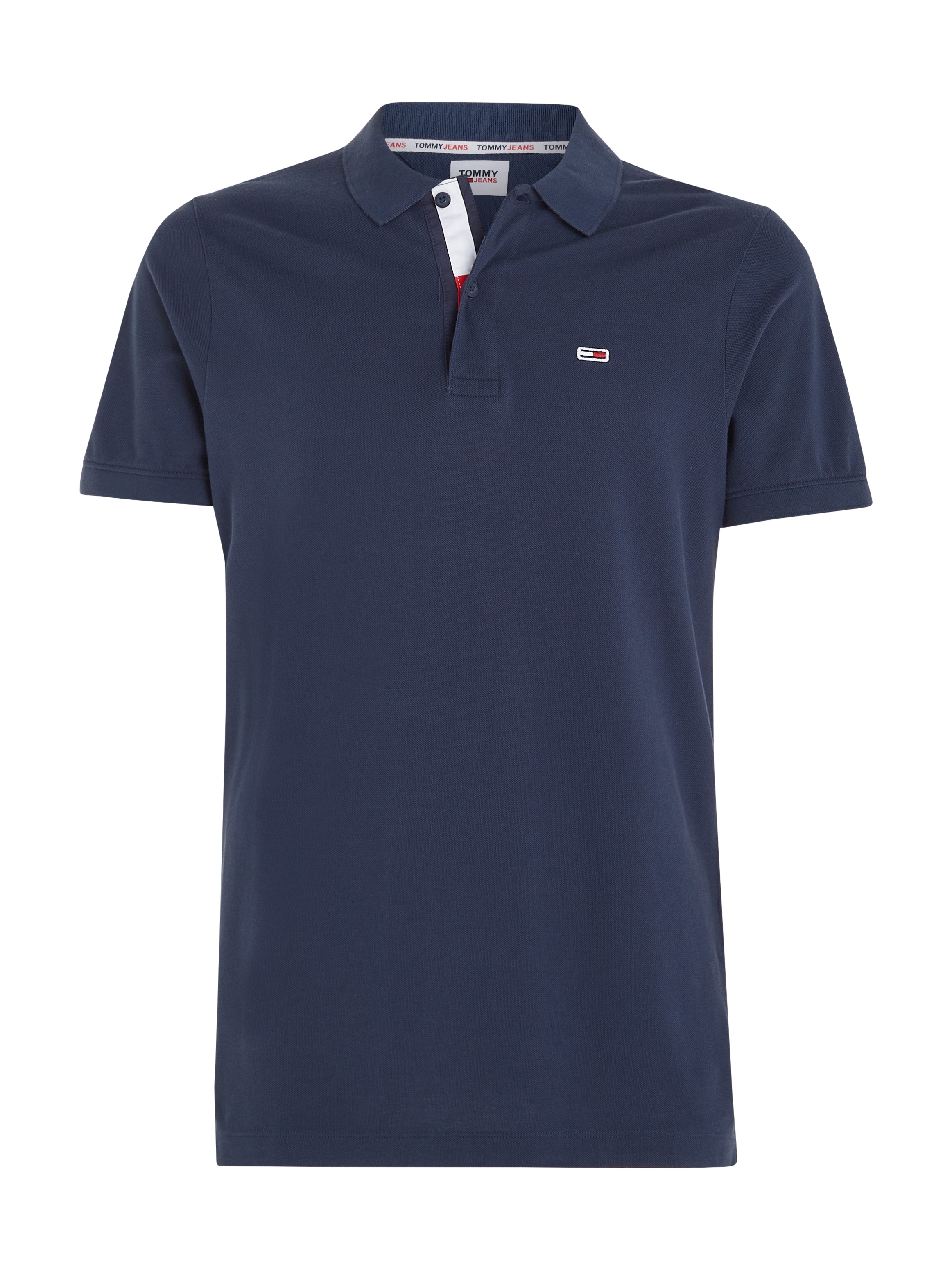 Tommy Jeans pour homme. DM0DM15370 Polo TJM Slim navy (L), Casuel, Manche courte, Le coton biologique, Durable, Marine 4