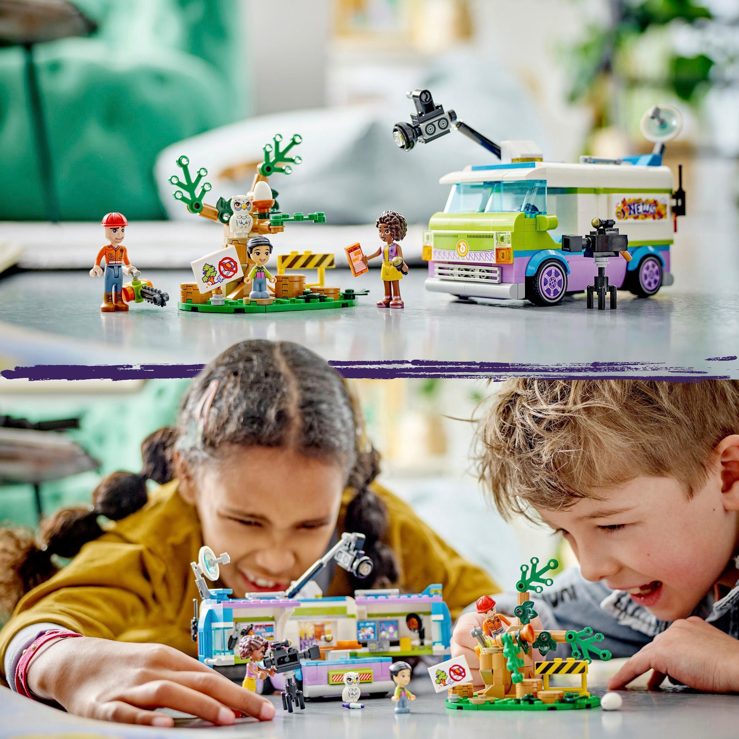 LEGO® Konstruktionsspielsteine »Nachrichtenwagen (41749), LEGO® Friends«, (446 St.), Made in Europe