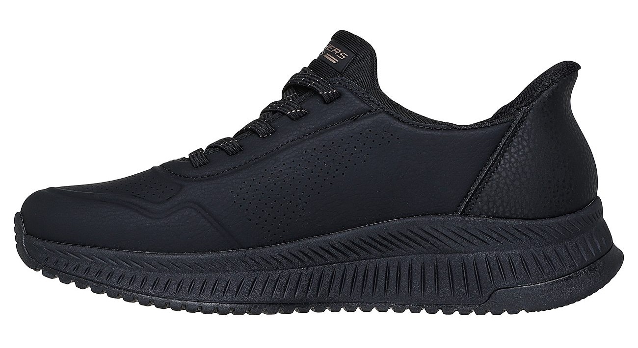 Skechers Slip-On Sneaker »BOBS SQUAD 4«, Slipper, Freizeitschuh mit Slip-ins zum Schlupfen