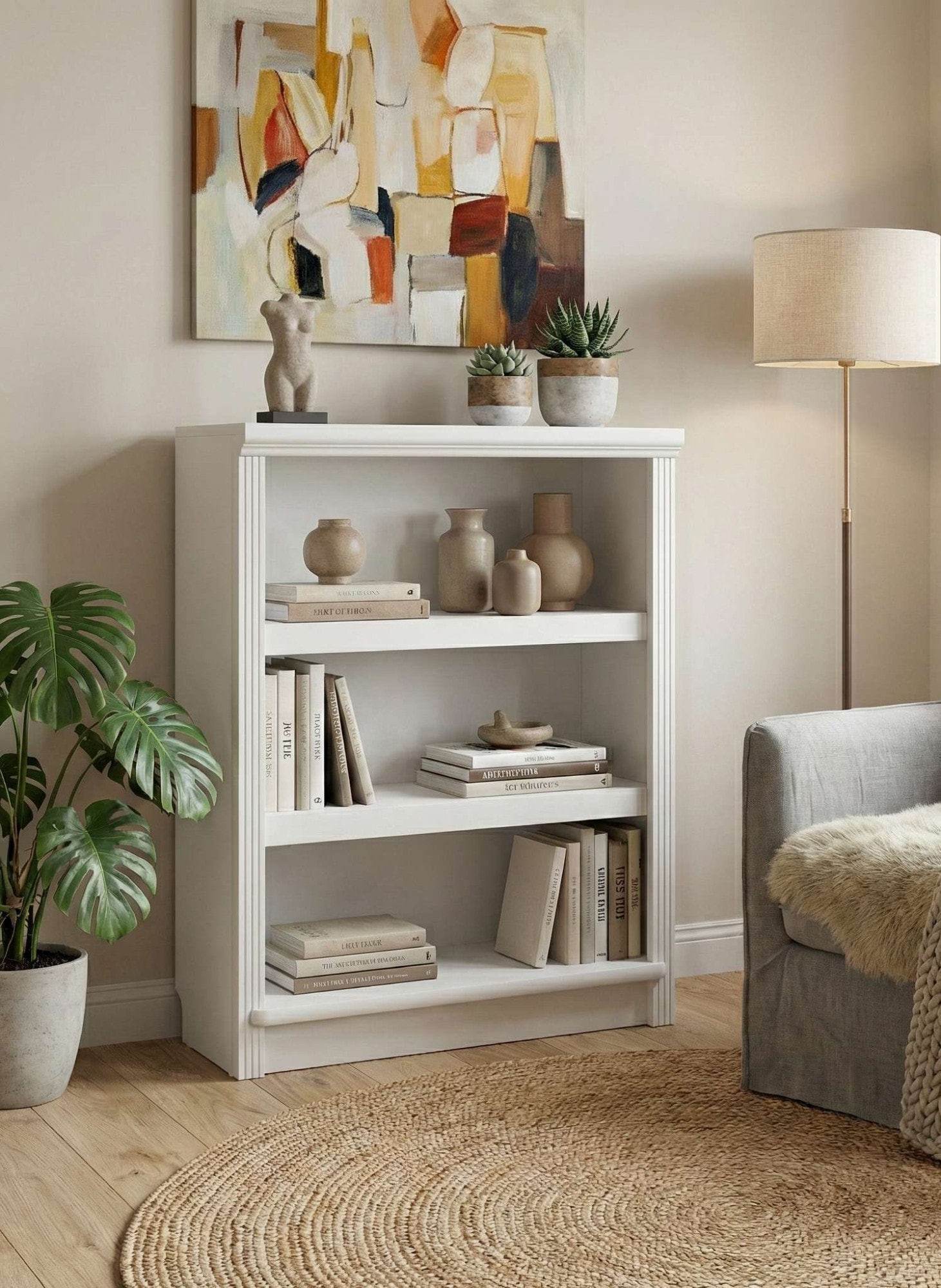 OTTO home Standregal »Soeren Regal Bücherregal B/T/H: 80/29/97 cm« massive Kiefer, FSC®-zertifiziert