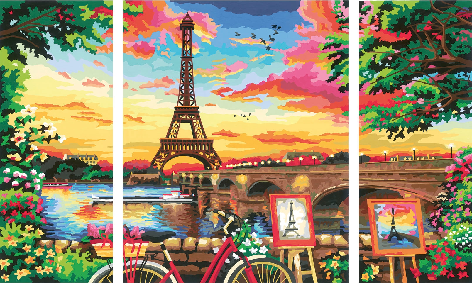 Ravensburger Malen nach Zahlen »CreArt, Paris Reflections«, Made in Europe; FSC® - schützt Wald - weltweit