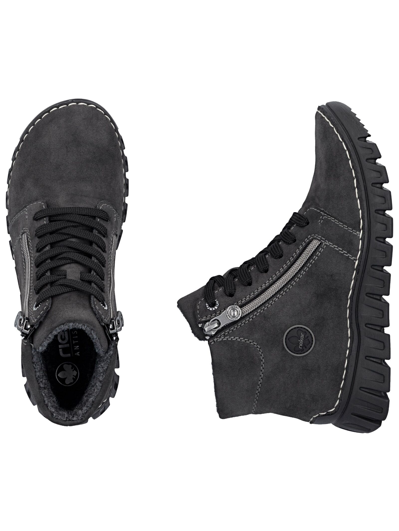 Rieker Schnürstiefelette »Rieker Stiefelette Lederimitat«