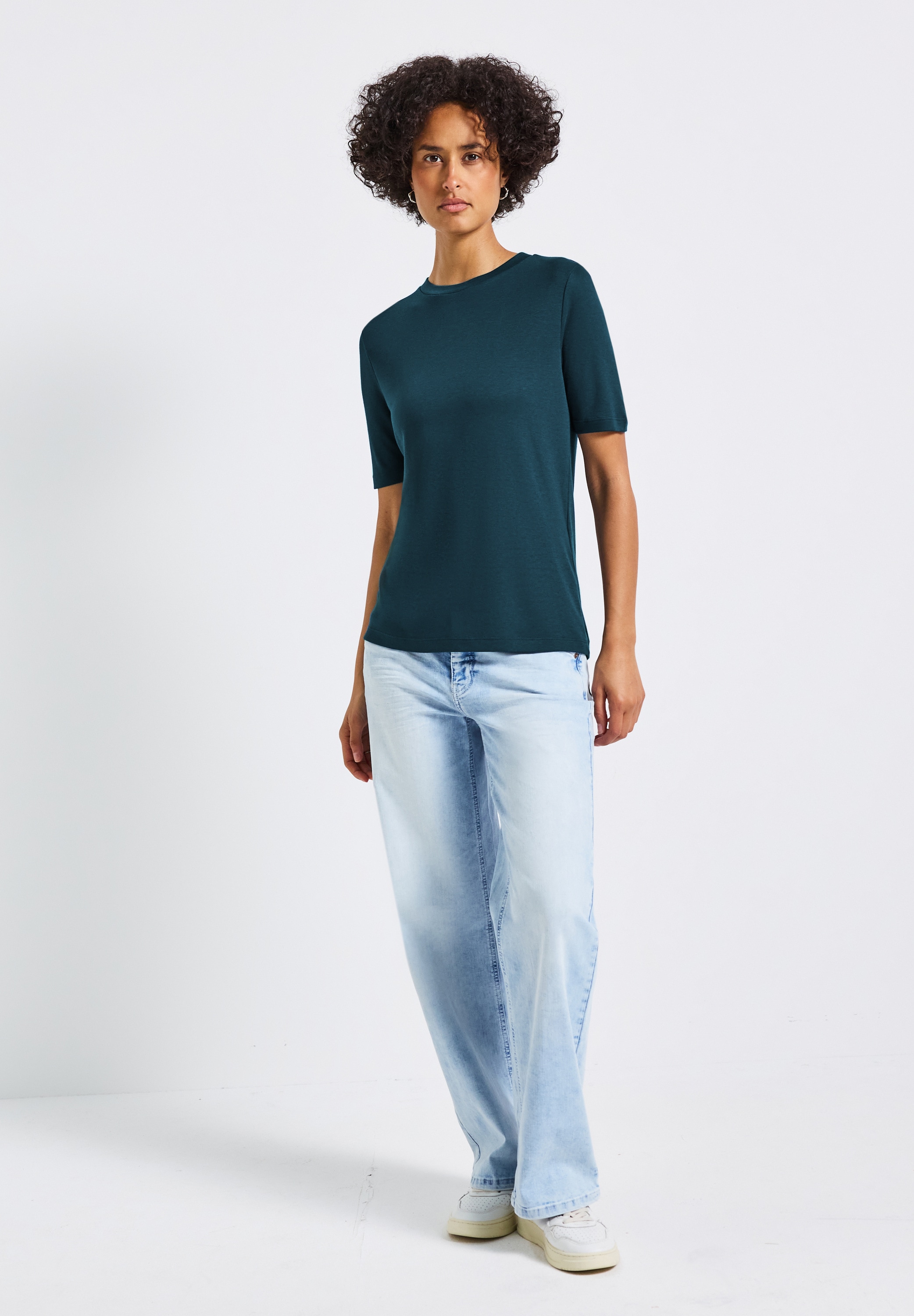 STREET ONE T-Shirt, im soften Baumwoll-Mix