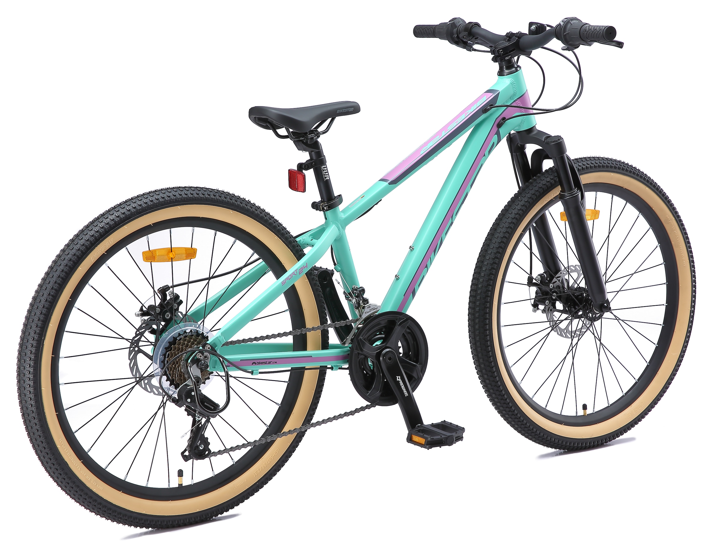 Bikestar Jugendfahrrad 21 Gang Shimano RD-TY21 Schaltwerk Kettenschaltung