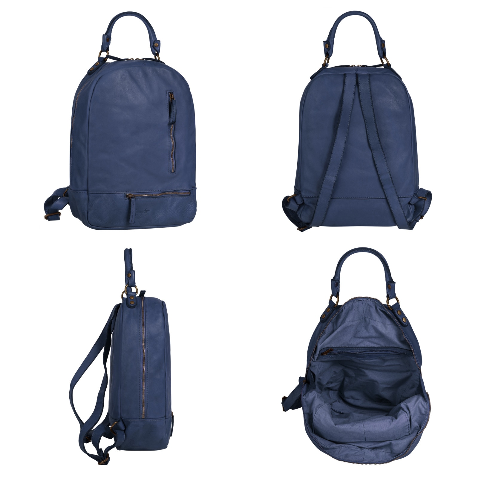 Samantha Look Cityrucksack, echt Leder, Made in Italy