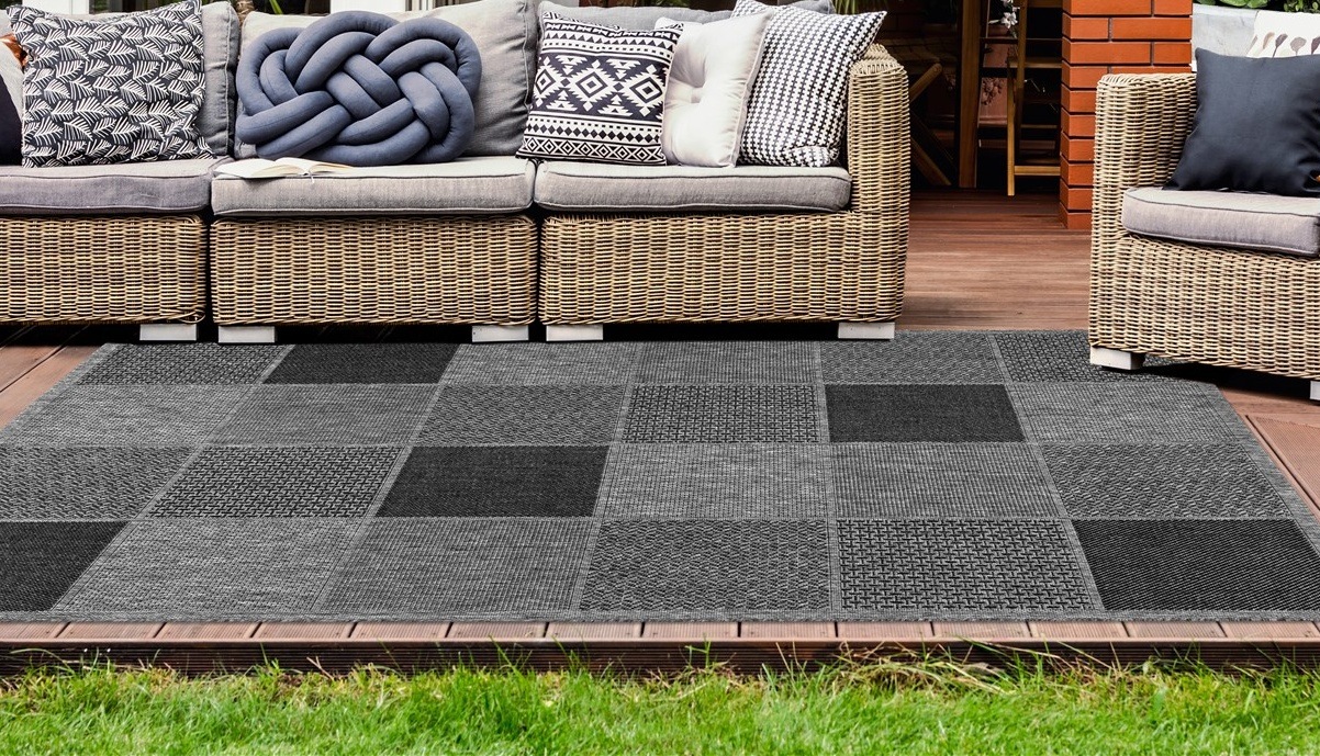 my home Teppich "Kaspar" rechteckig 5 mm Höhe Innen-und Outdoor geeignet, W günstig online kaufen