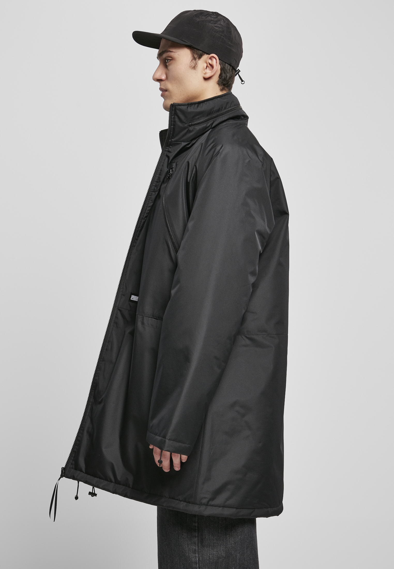 URBAN CLASSICS Anorak »Urban Classics Herren Mountain Coat«, (1 St.), ohne Kapuze