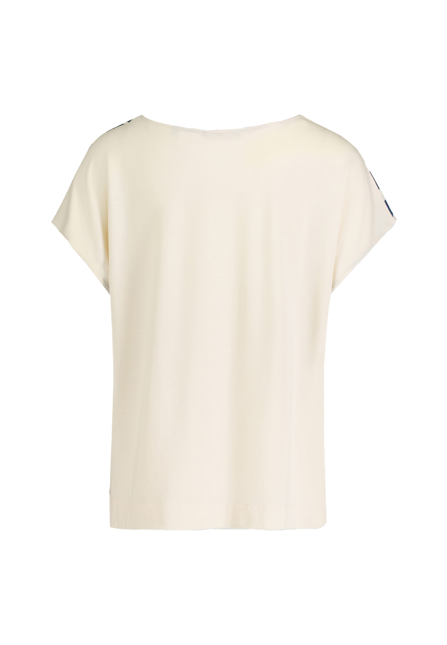 Zero Kurzarmshirt »zero Damen Viskoseshirt mit Print«, (1 tlg.), Plain/ohne Details