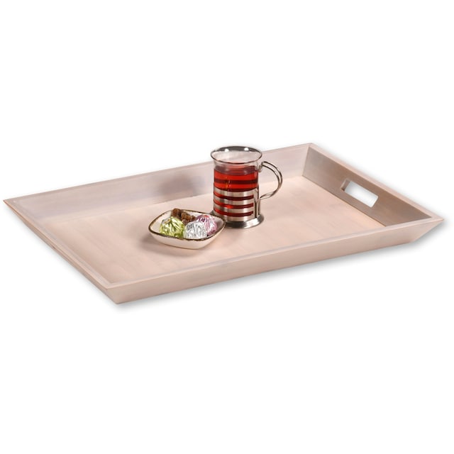 KESPER for kitchen & home Tablett, (1 tlg.), mit Tragegriffen,  FSC-zertifiziert | BAUR