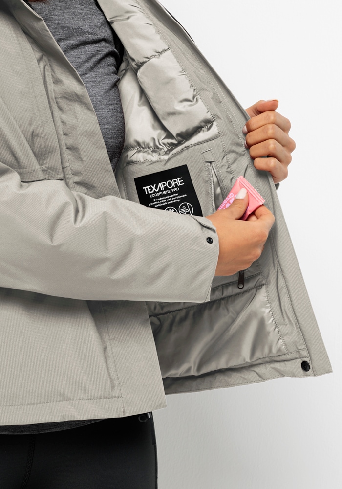Jack Wolfskin Funktionsjacke »WANDERMOOD JKT W«, mit Kapuze