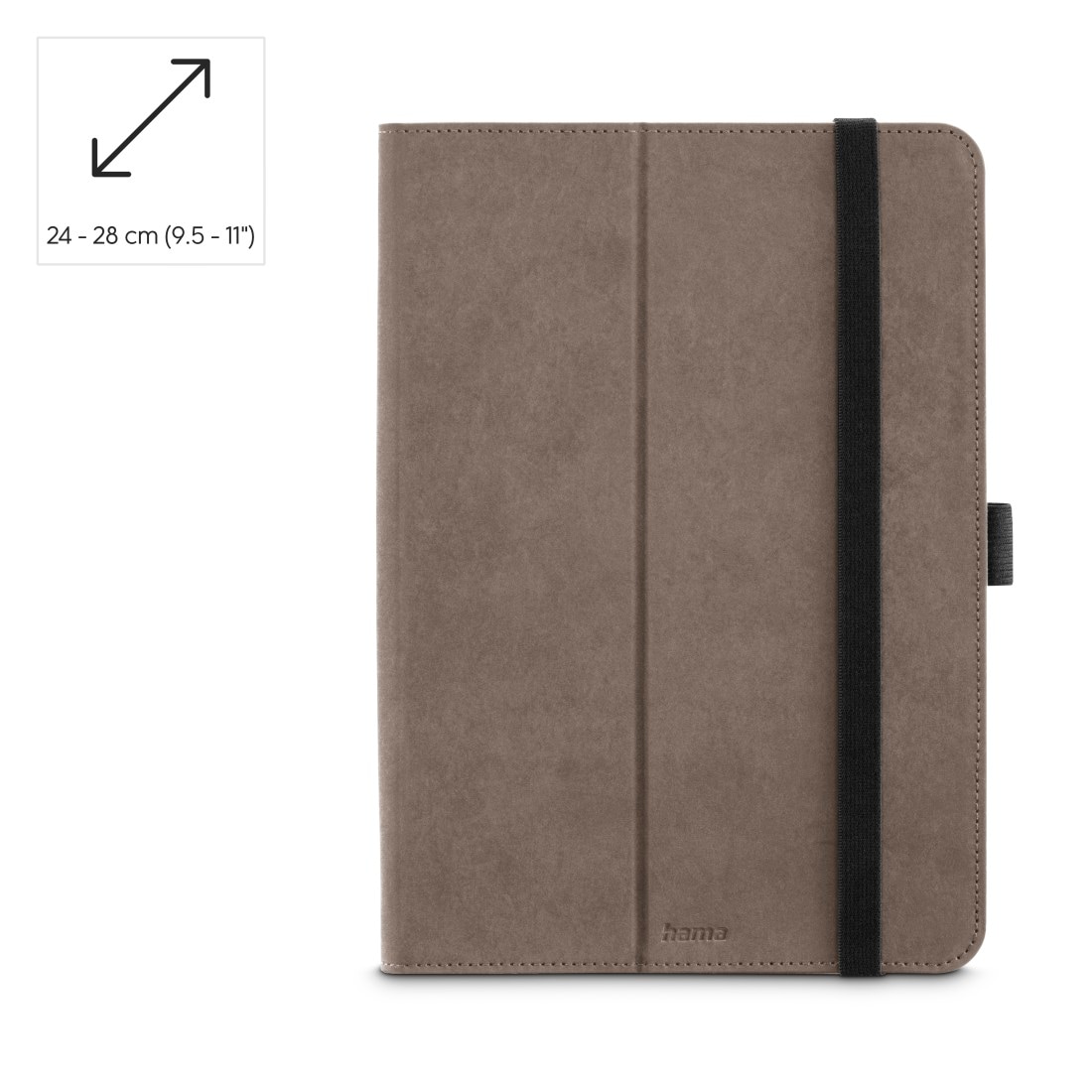 Hama Tablet-Hülle »Schutzhülle "Velvet" für Tablets 24 - 28 cm (9.5 - 11")«, mit Einsteckfächer, universell